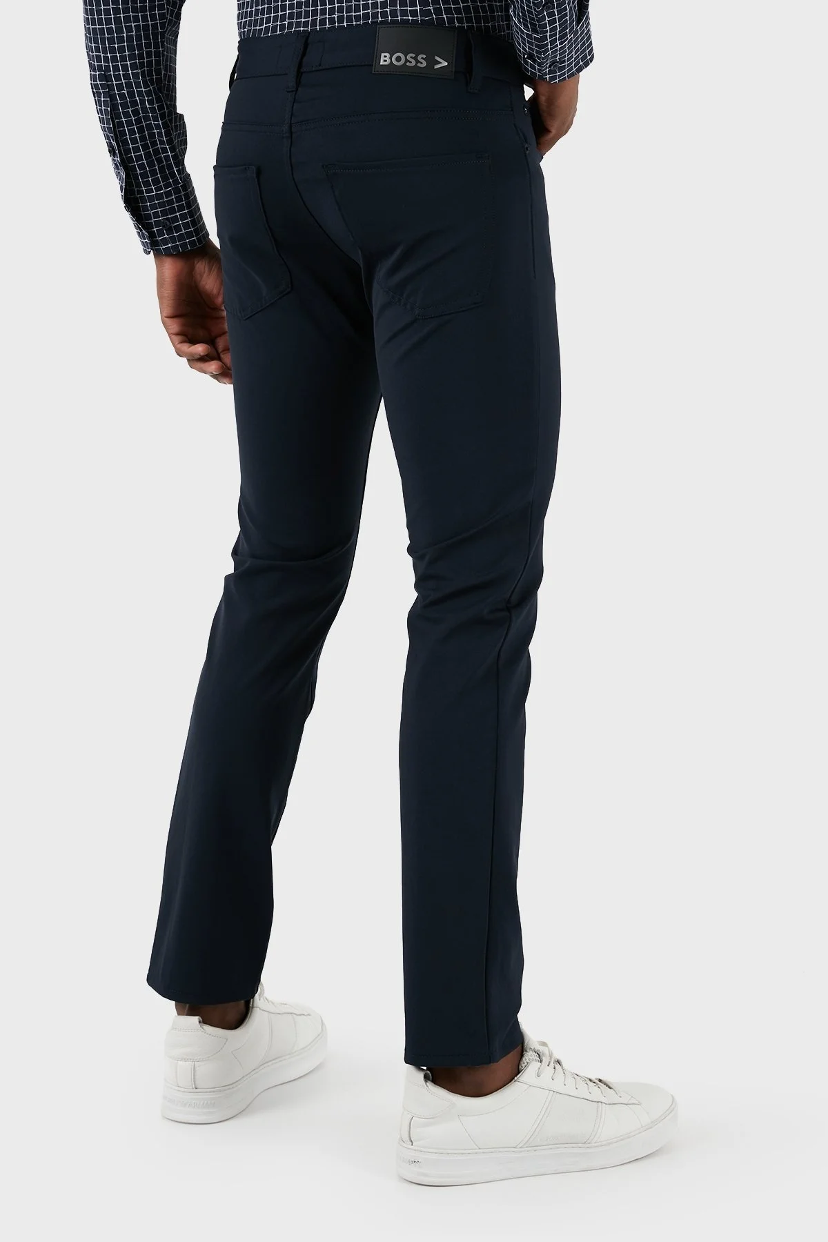 Boss Streç Slim Fit Düz Paça Erkek Pantolon 50505439 404 LACİVERT - 6