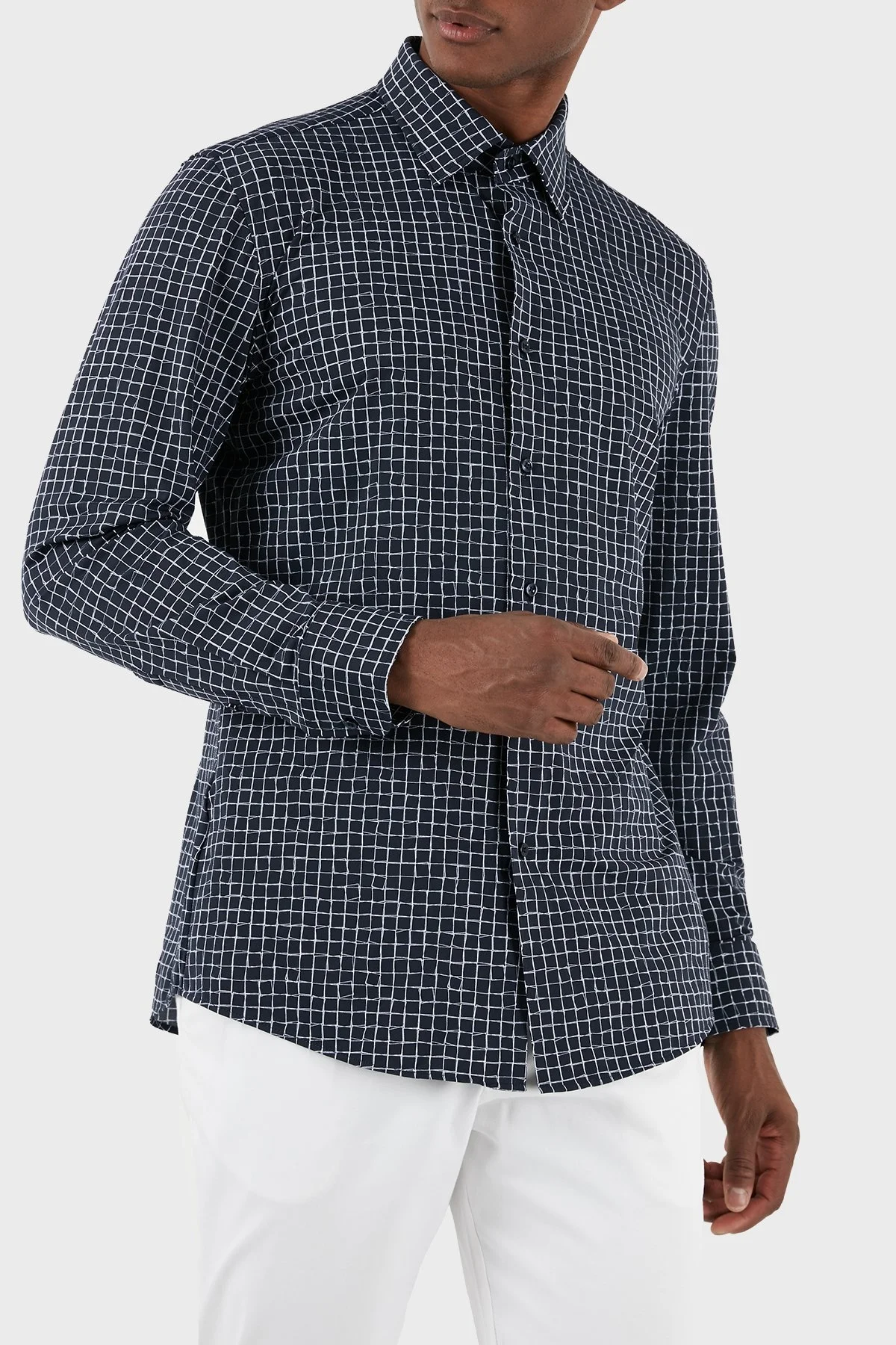 Boss Streç Slim Fit Erkek Gömlek 50508788 405 LACİVERT - 2