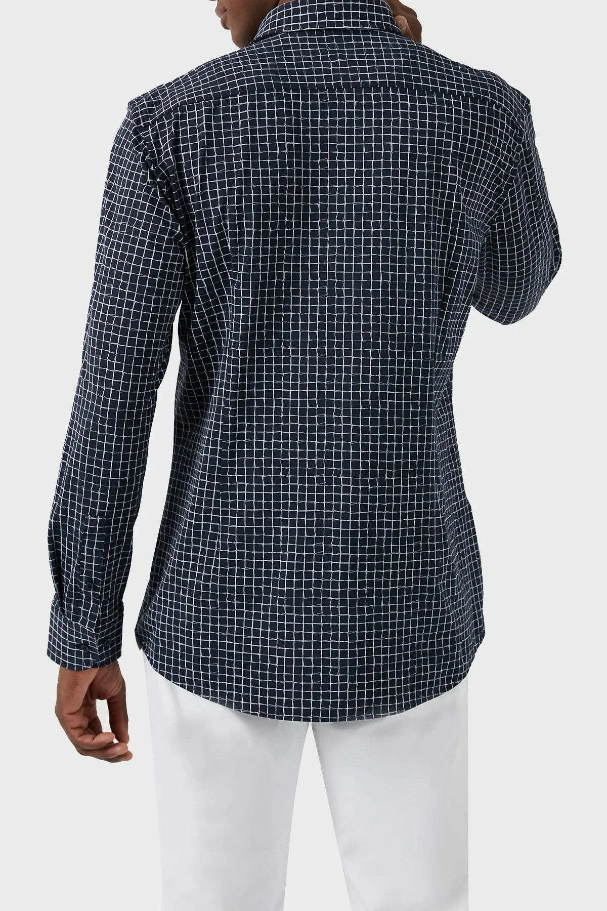 Boss Streç Slim Fit Erkek Gömlek 50508788 405 LACİVERT - 3