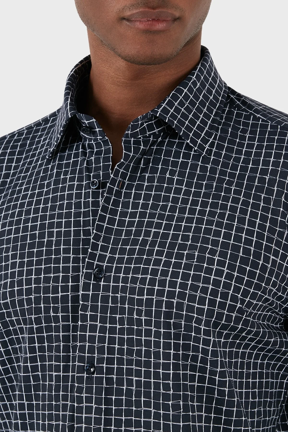 Boss Streç Slim Fit Erkek Gömlek 50508788 405 LACİVERT - 6