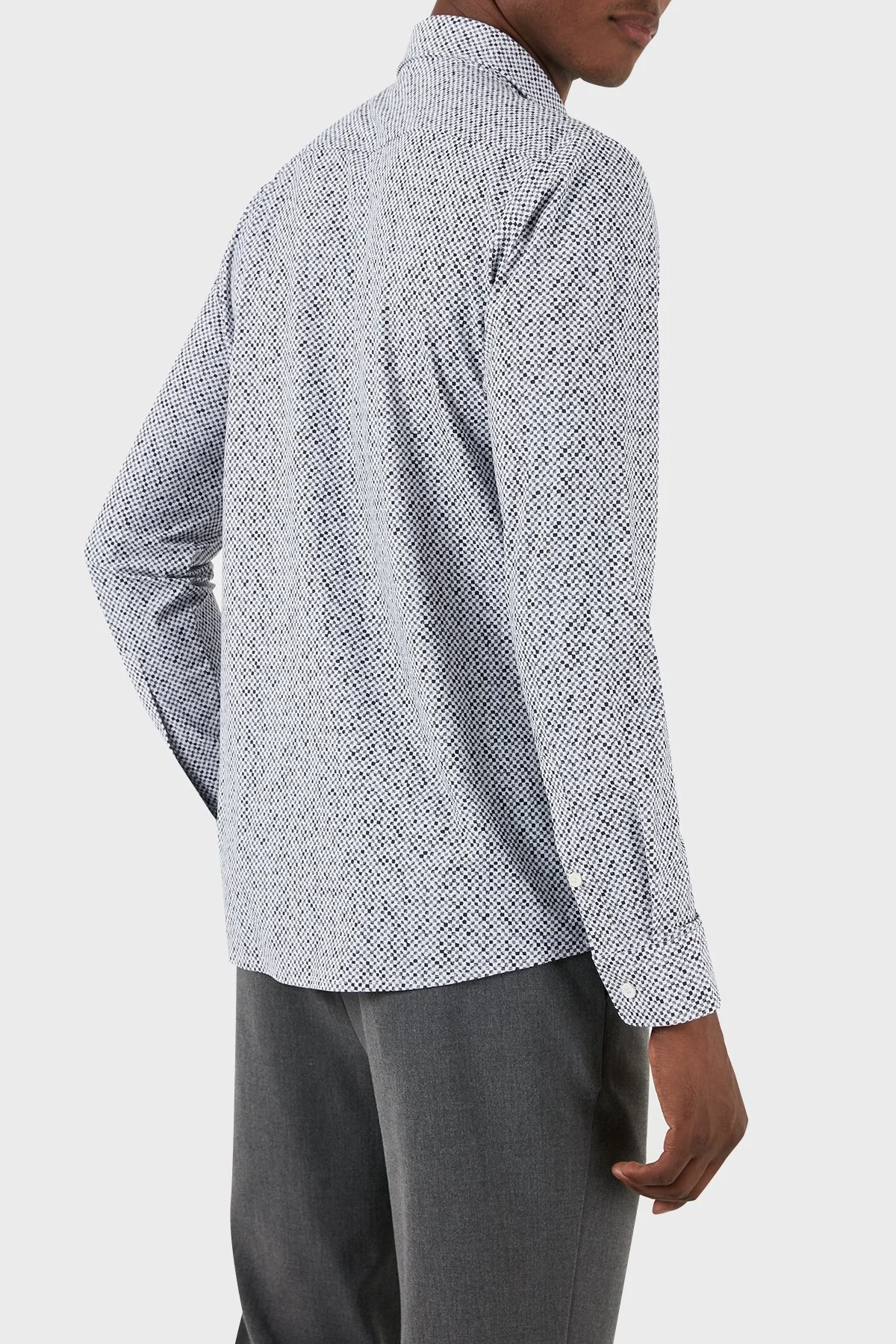 Boss Streç Slim Fit Erkek Gömlek 50508802 033 GRİ - 3