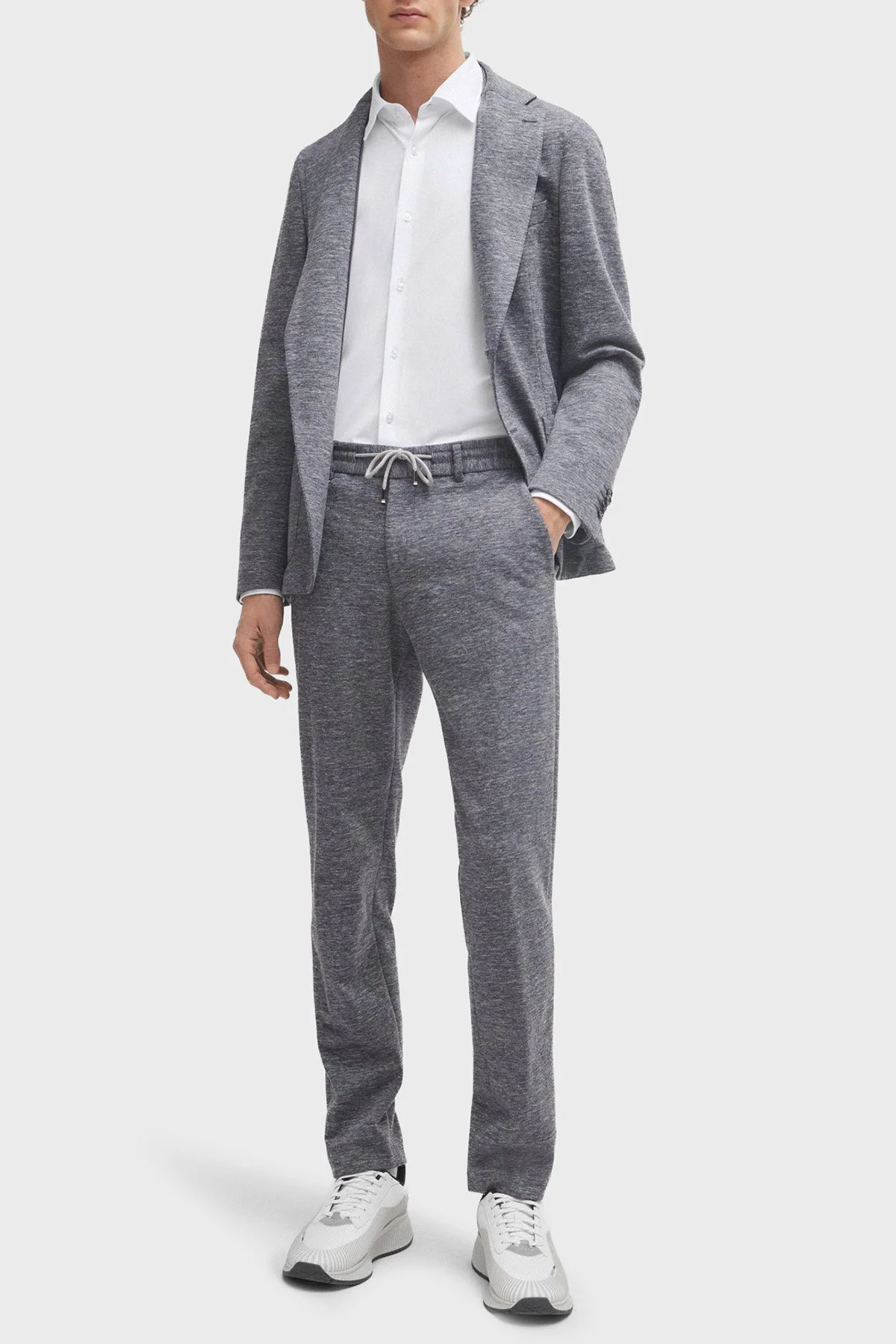 Boss Streç Slim Fit Kent Yaka Casual Erkek Gömlek 50490393 100 BEYAZ - 2