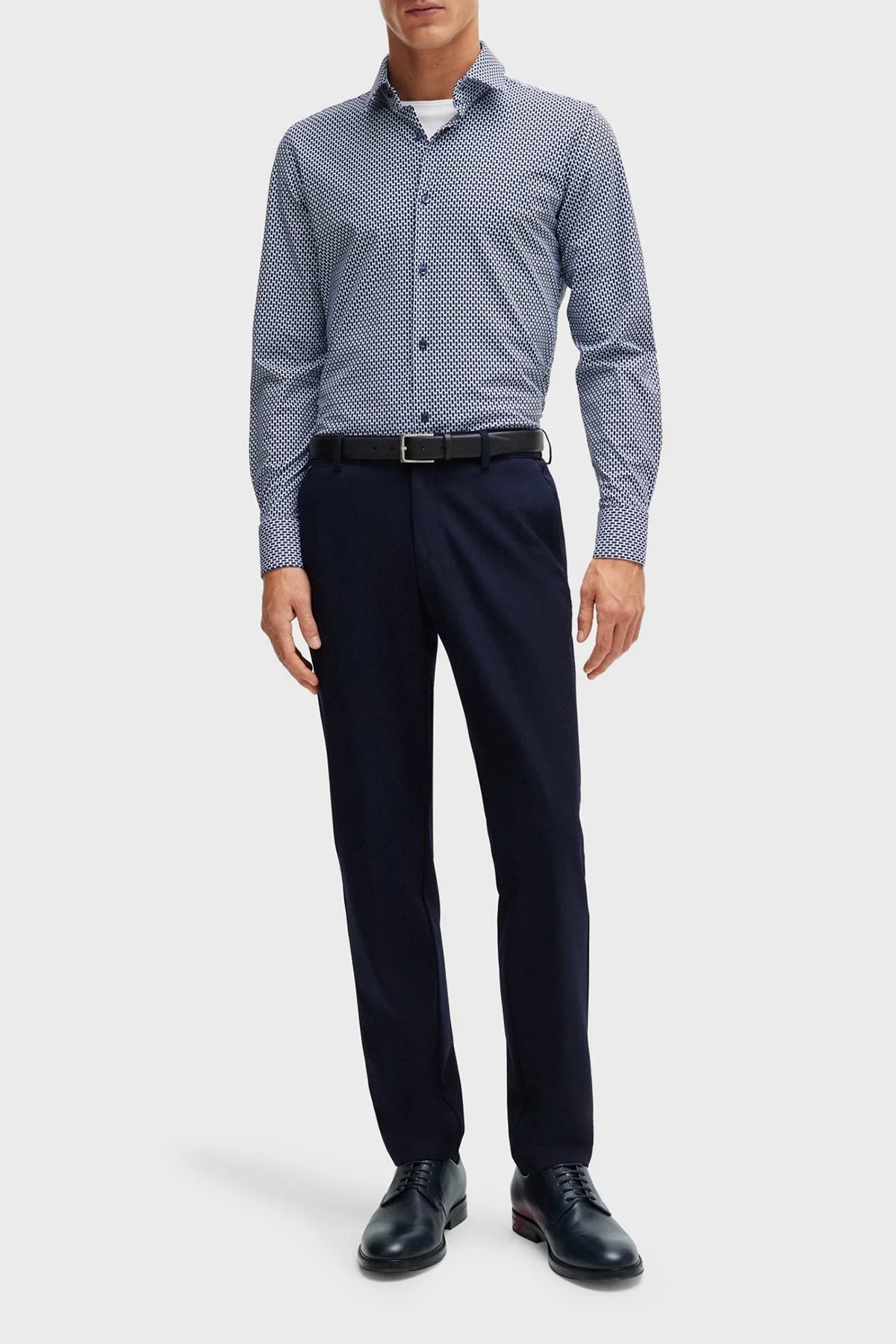 Boss Streç Slim Fit Klasik Kumaş Erkek Pantolon 50508198 404 LACİVERT - 2