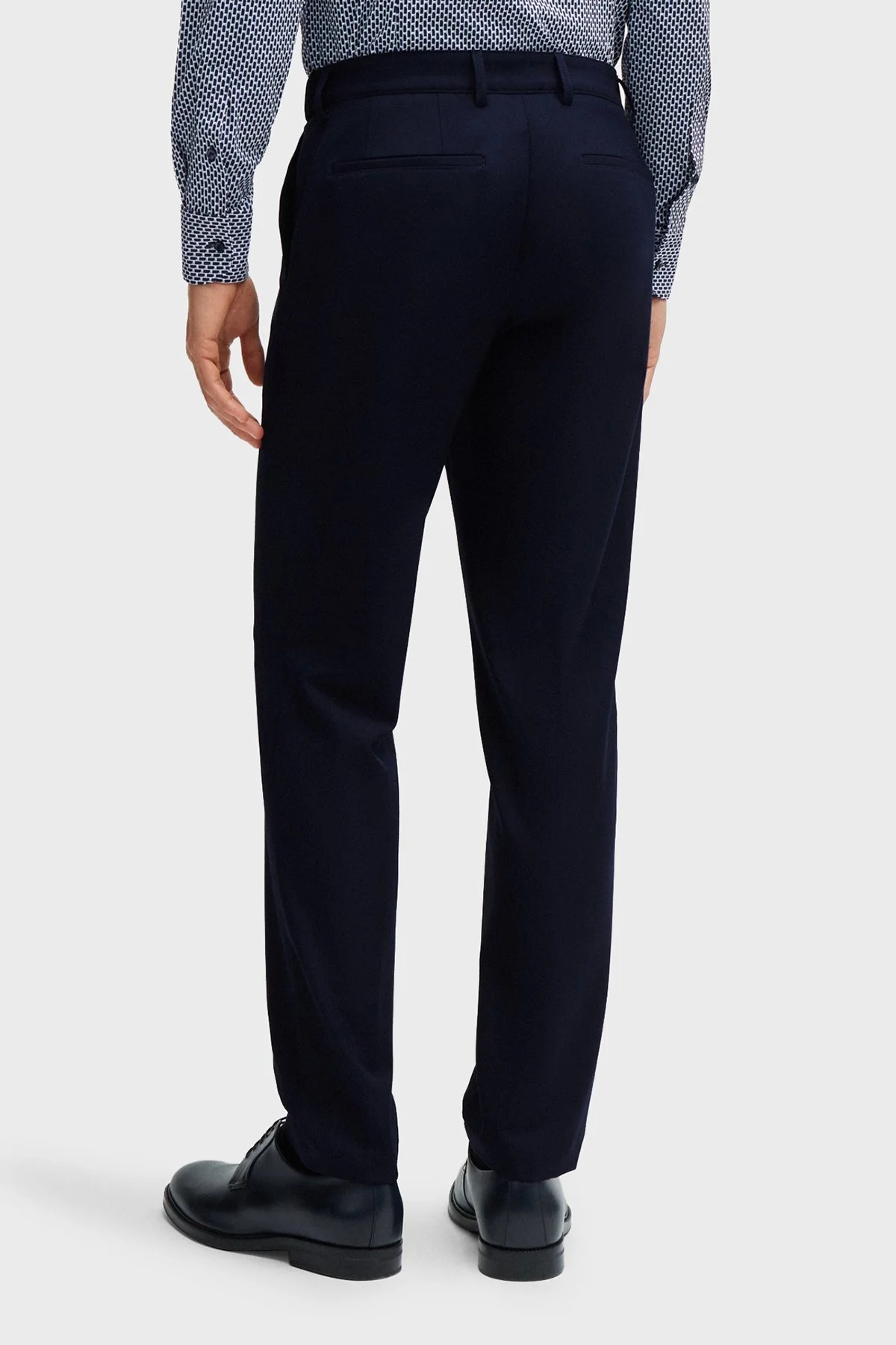 Boss Streç Slim Fit Klasik Kumaş Erkek Pantolon 50508198 404 LACİVERT - 4