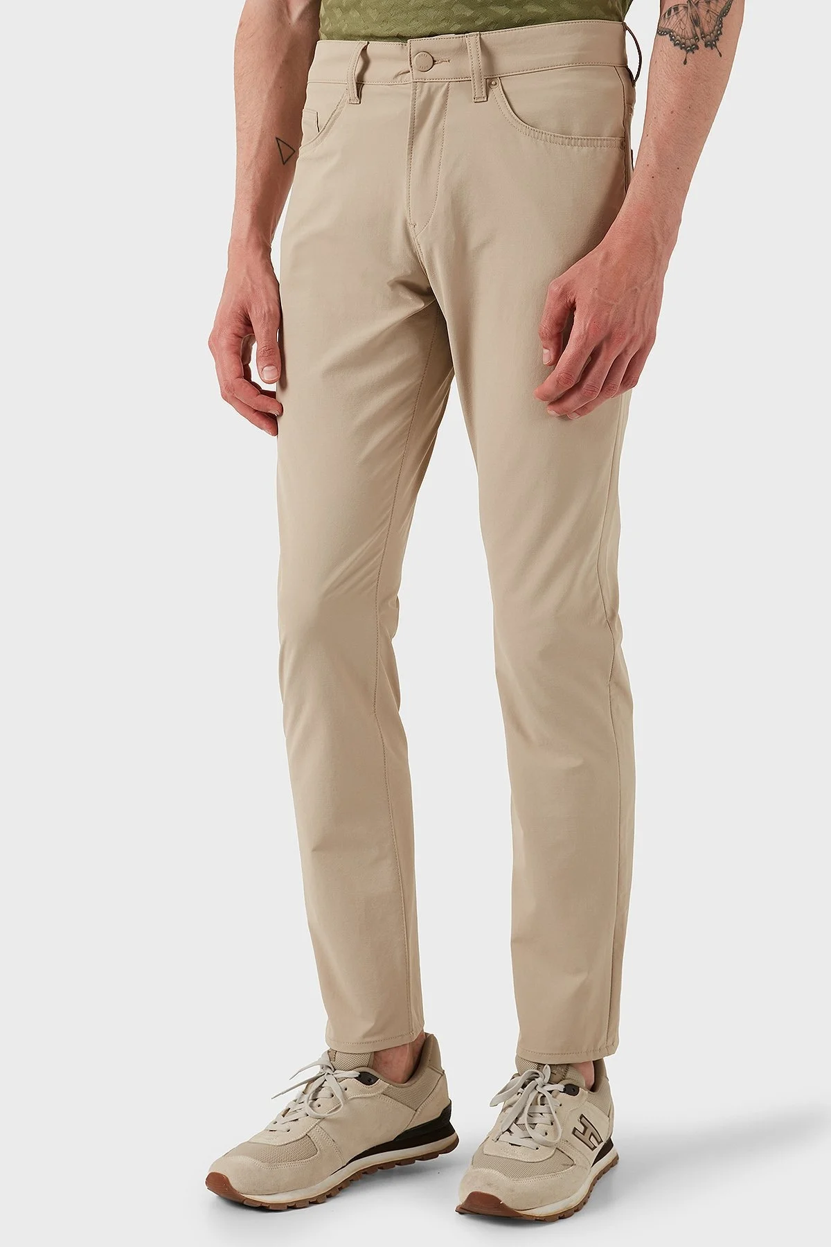 Boss Streç Slim Fit Normal Bel Düz Paça Erkek Pantolon 50530863 275 BEJ - 2