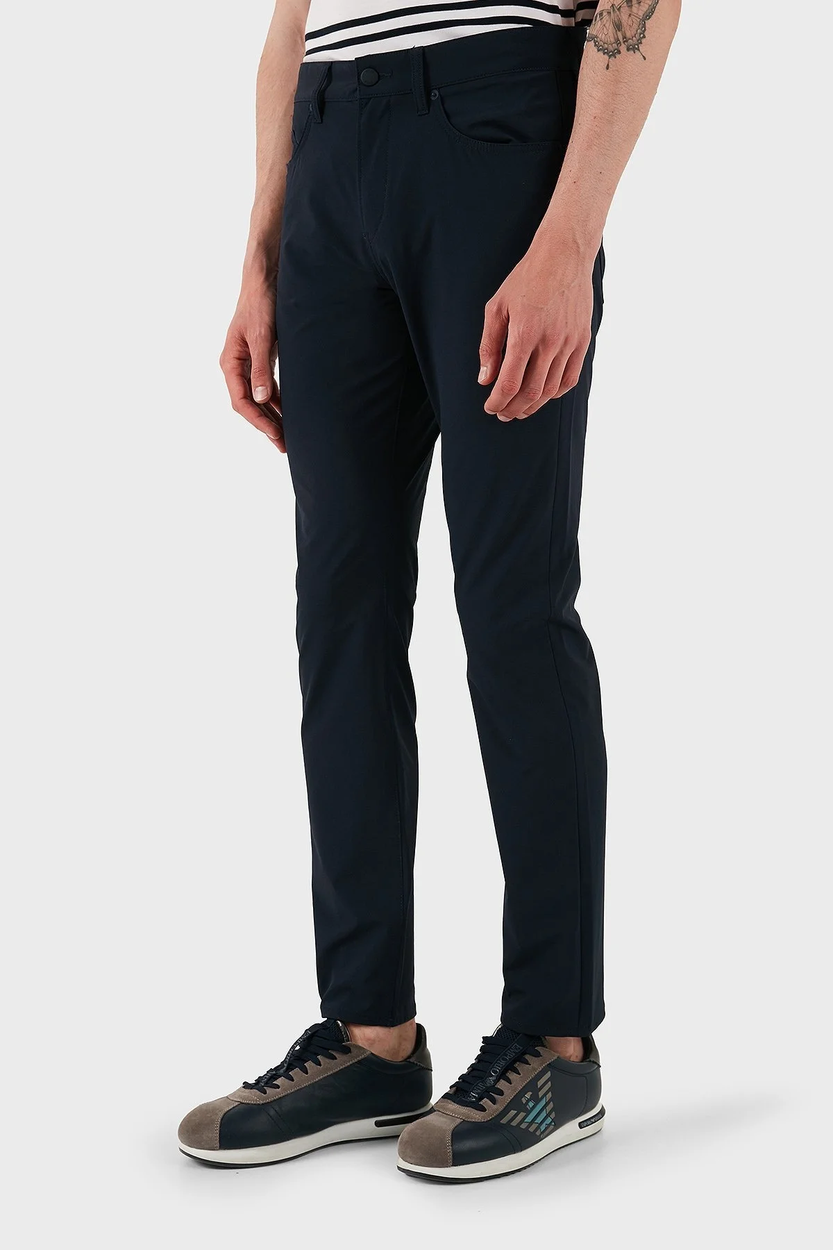 Boss Streç Slim Fit Normal Bel Düz Paça Erkek Pantolon 50530863 404 LACİVERT - 3