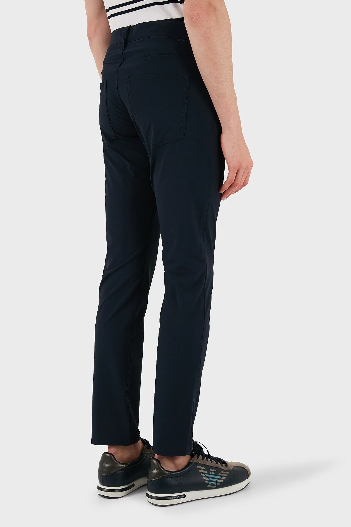 Boss Streç Slim Fit Normal Bel Düz Paça Erkek Pantolon 50530863 404 LACİVERT - 5