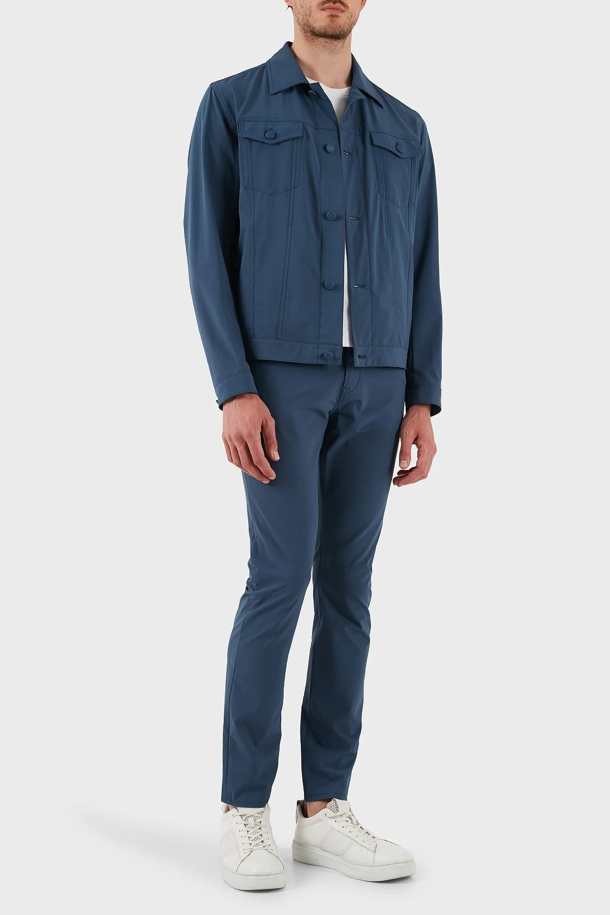 Boss Streç Slim Fit Normal Bel Düz Paça Erkek Pantolon 50530863 425 LACİVERT - 2