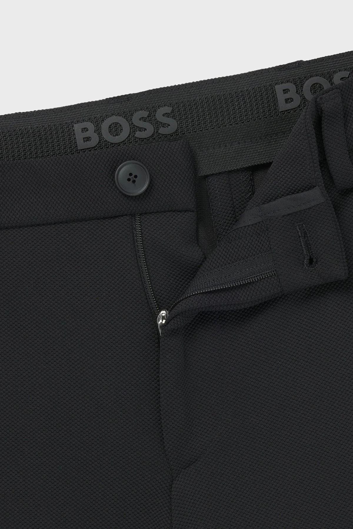Boss Streç Slim Fit Normal Bel Düz Paça Kumaş Erkek Pantolon 50535084 001 SİYAH - 5