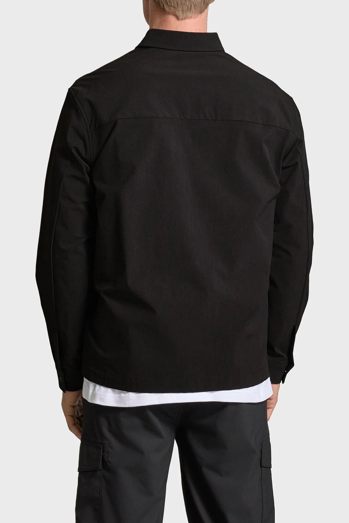 Boss Streç Su İtici Logolu Relaxed Fit Kent Yaka Erkek Gömlek 50533265 001 SİYAH - 3