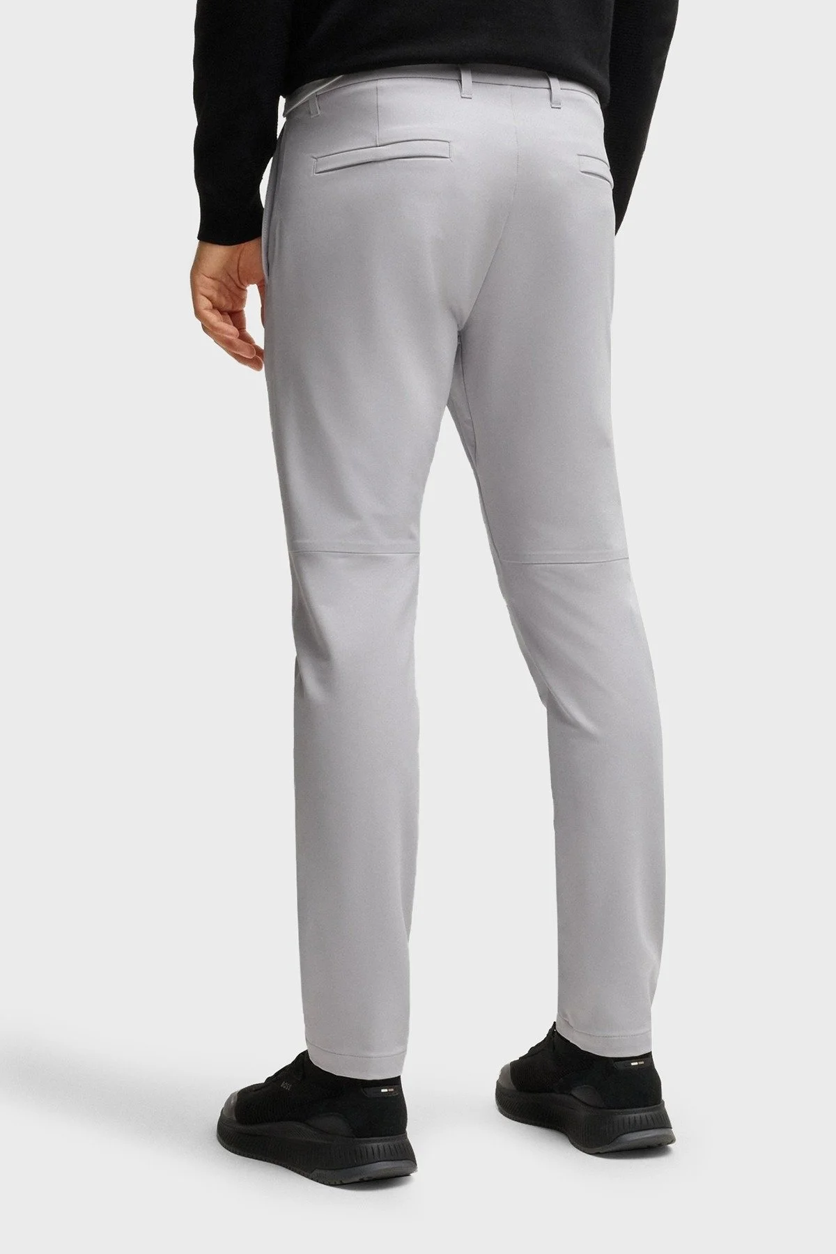 Boss Streç Su İtici Slim Fit Normal Bel Dar Paça Jogger Erkek Pantolon 50534303 054 GRİ - 9