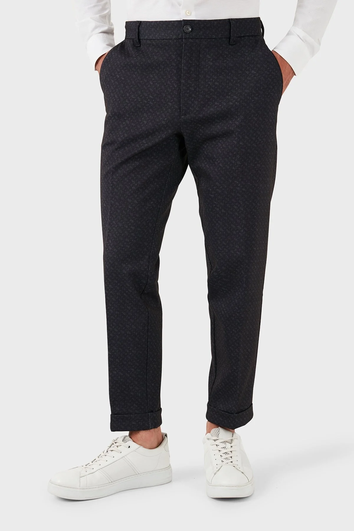 Boss Streç Tapered Fit Erkek Pantolon 50519116 001 SİYAH - 1