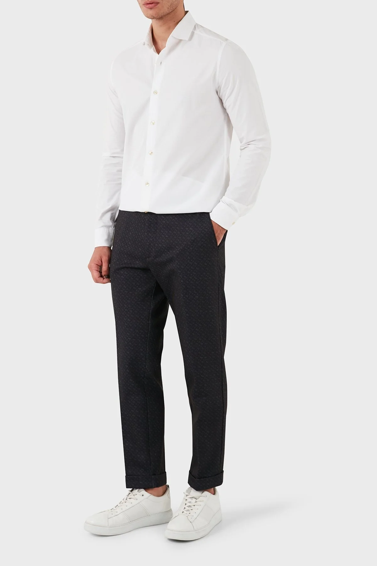 Boss Streç Tapered Fit Erkek Pantolon 50519116 001 SİYAH - 2