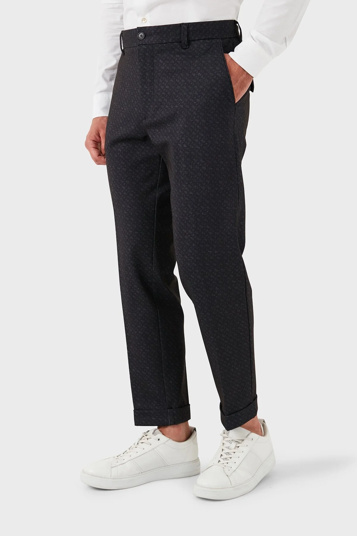 Boss Streç Tapered Fit Erkek Pantolon 50519116 001 SİYAH - 3