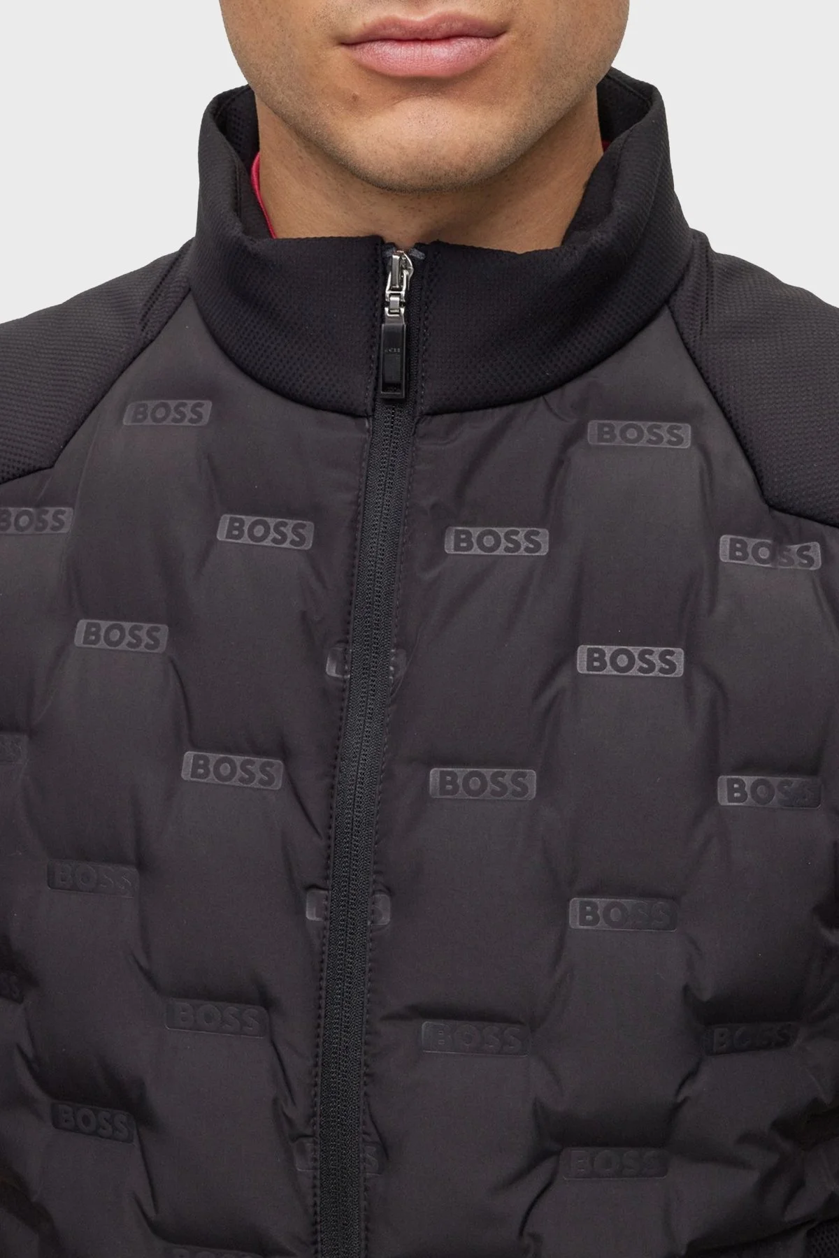 Boss Su Geçirmez Kuş Tüyü Dolgulu Regular Fit Erkek Yelek 50485942 001 SİYAH - 4