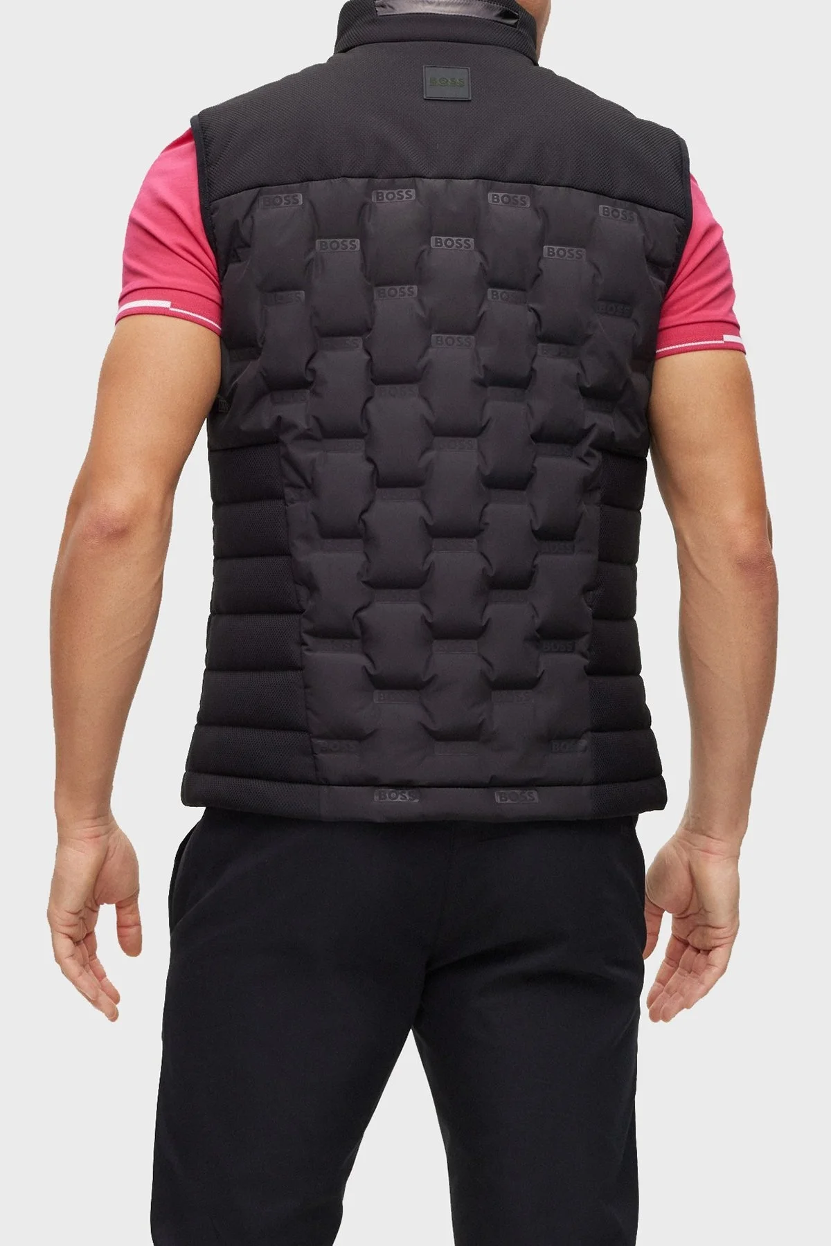 Boss Su Geçirmez Kuş Tüyü Dolgulu Regular Fit Erkek Yelek 50485942 001 SİYAH - 5