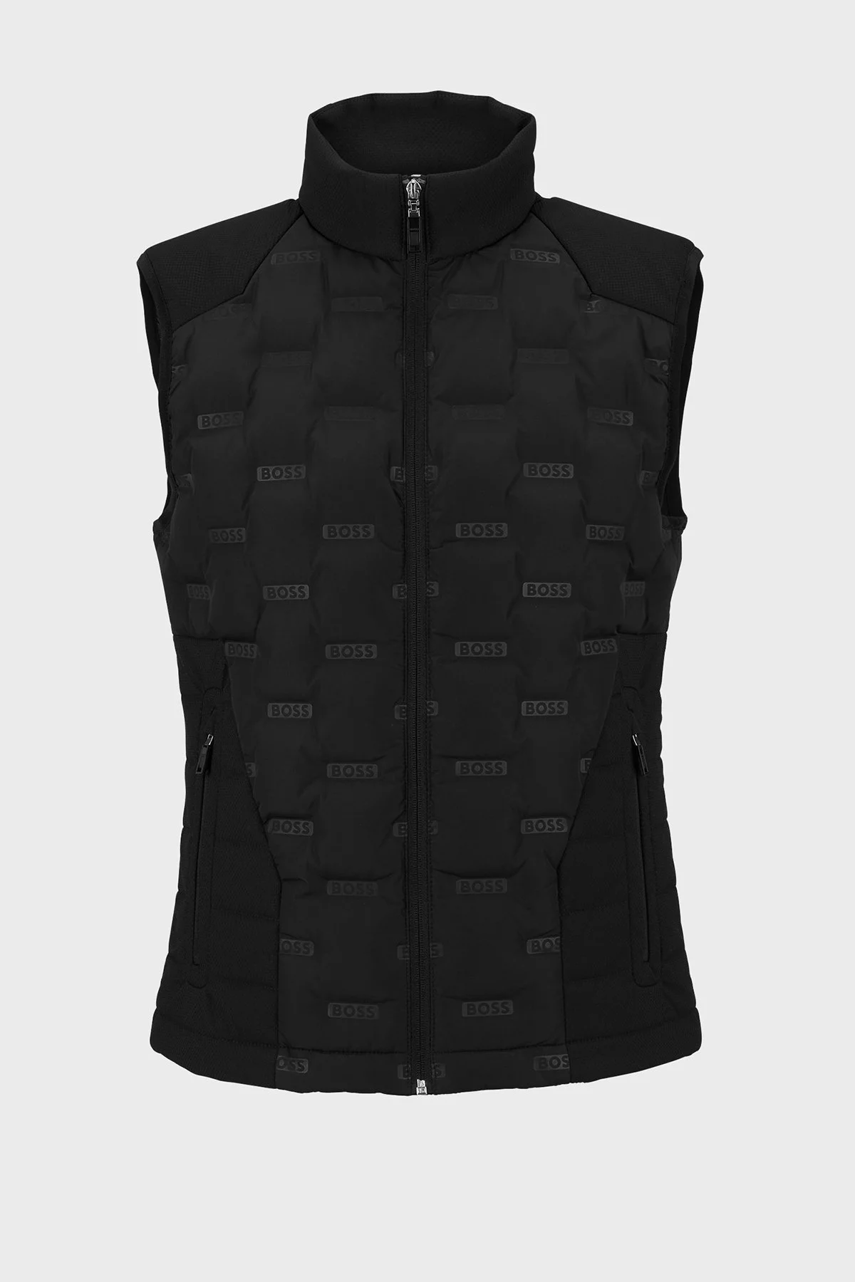 Boss Su Geçirmez Kuş Tüyü Dolgulu Regular Fit Erkek Yelek 50485942 001 SİYAH - 6