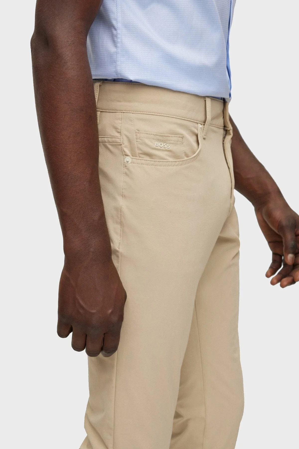 Boss Su Geçirmez Normal Bel Slim Fit Erkek Pantolon 50472094 275 BEJ - 4