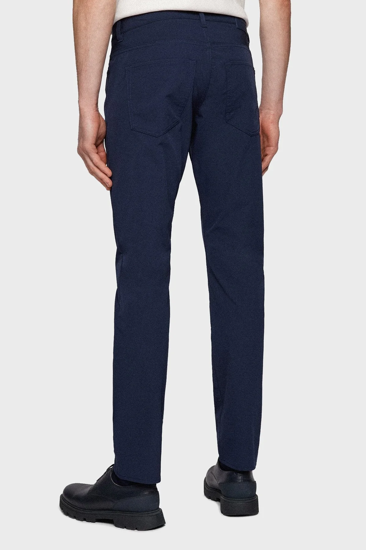 Boss Su Geçirmez Normal Bel Slim Fit Erkek Pantolon 50472094 404 LACİVERT - 3