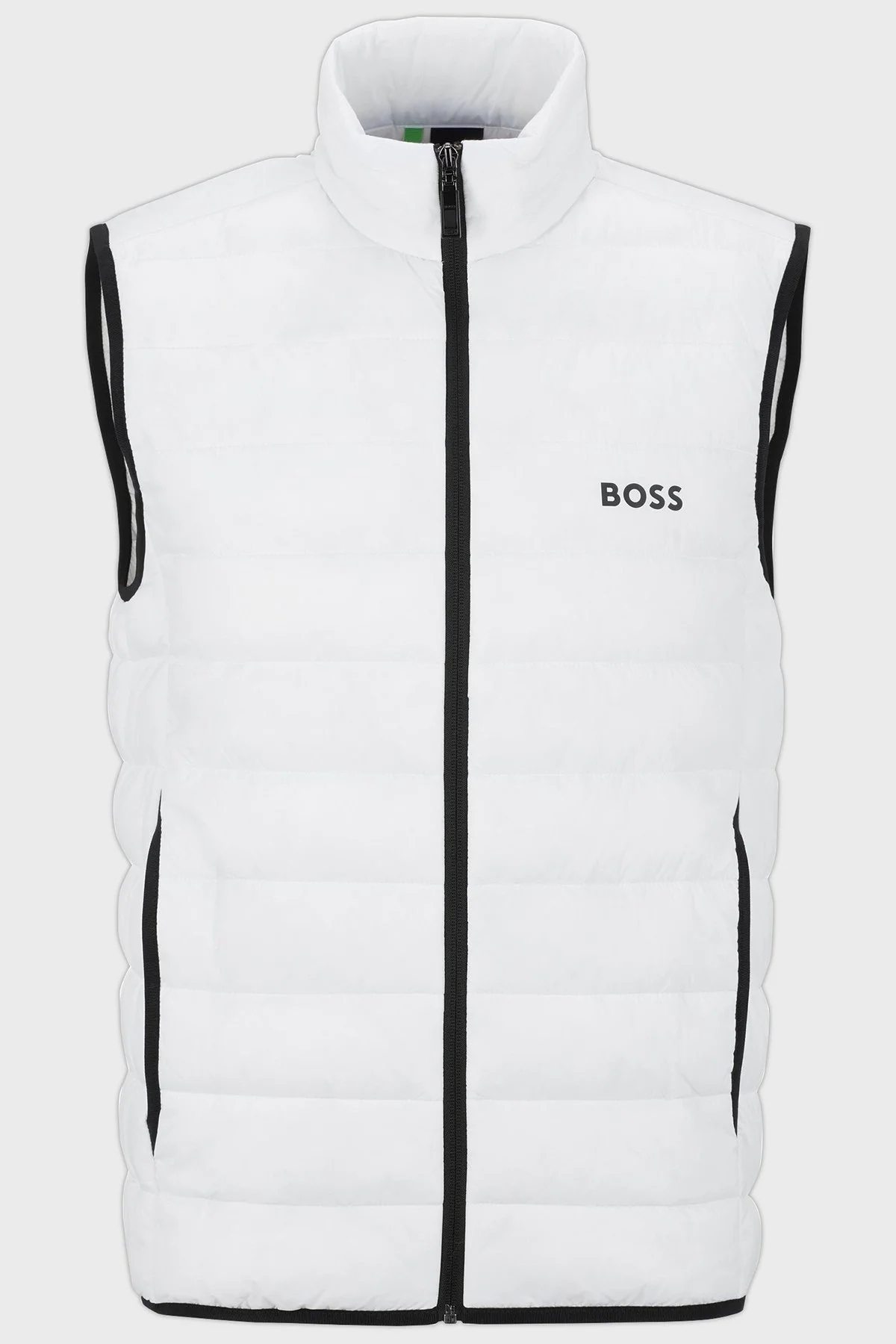 Boss Su Geçirmez Regular Fit Dik Yaka Erkek Yelek 50472473 100 BEYAZ - 5