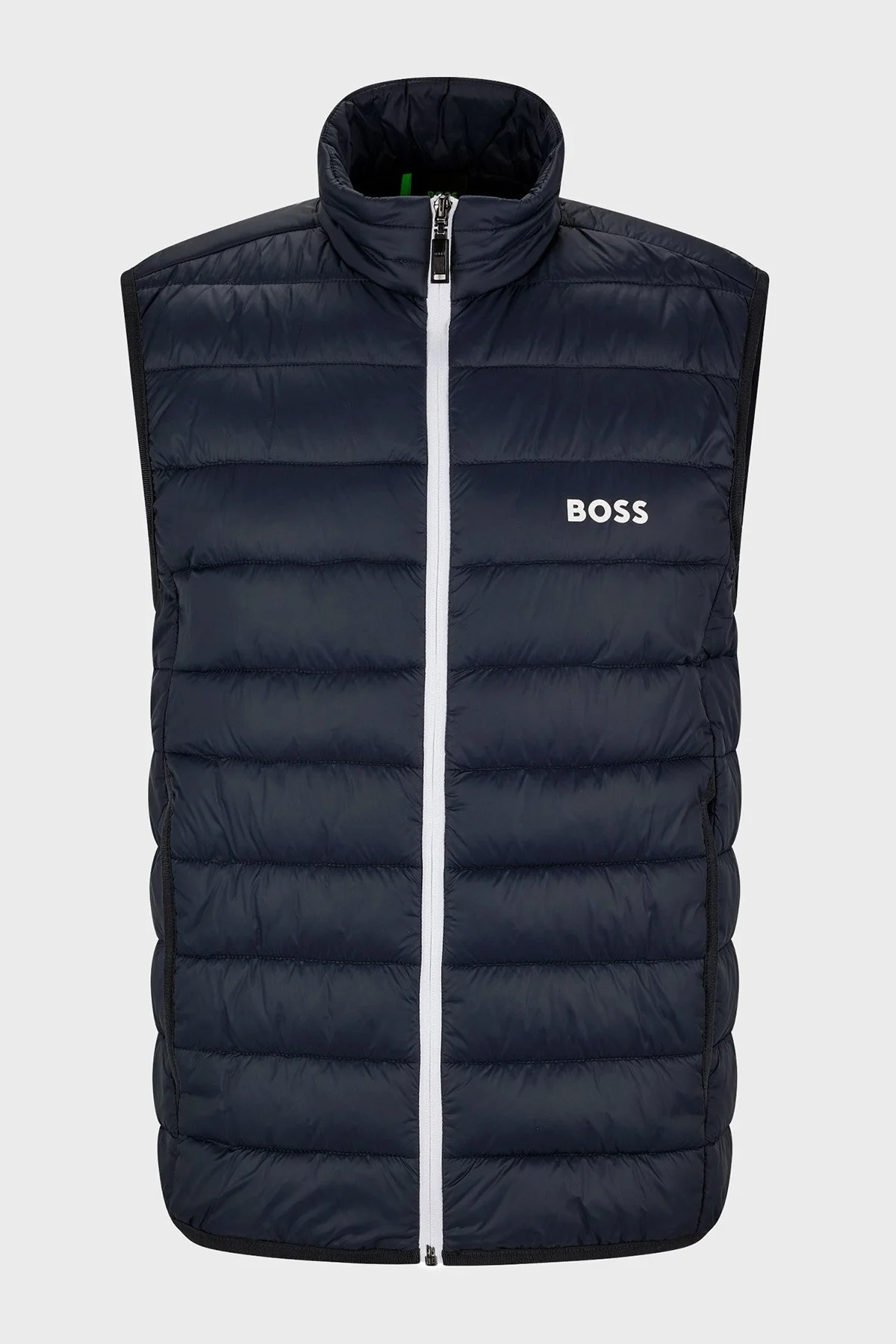 Boss Su Geçirmez Regular Fit Dik Yaka Erkek Yelek 50472473 402 LACİVERT - 12
