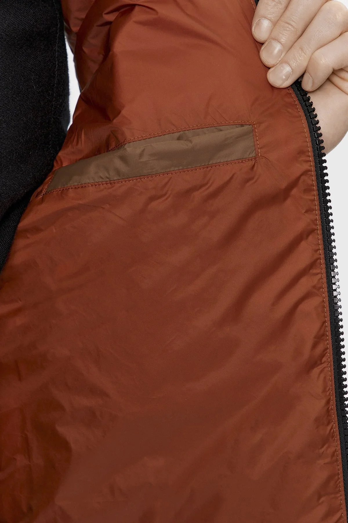 Boss Su Geçirmez Regular Fit Dik Yaka Şişme Erkek Yelek 50464300 249 KAHVE - 3