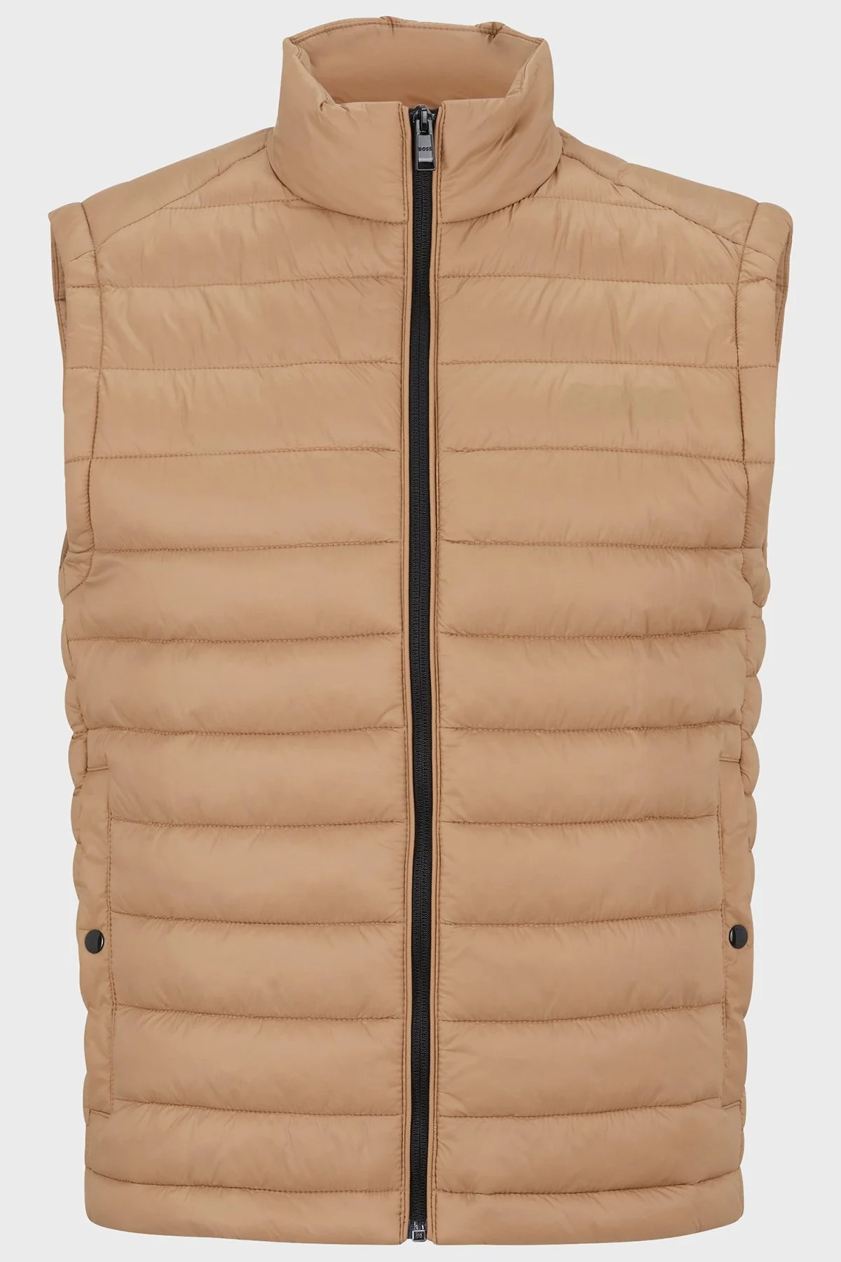 Boss Su Geçirmez Regular Fit Dik Yaka Şişme Erkek Yelek 50471854 260 BEJ - 6