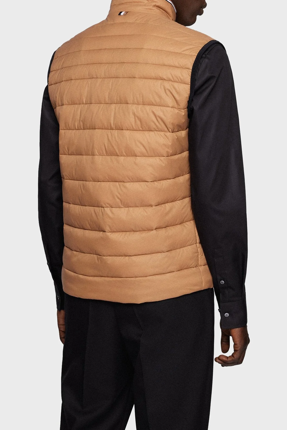 Boss Su Geçirmez Regular Fit Dik Yaka Erkek Yelek 50464300 260 BEJ - 9