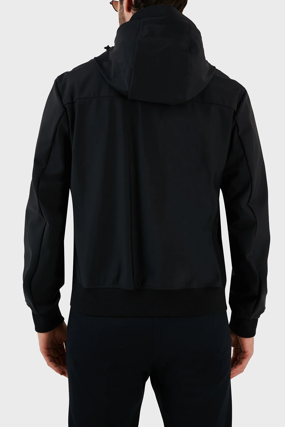 Boss Su Geçirmez Regular Fit Kapüşonlu Bomber Erkek Mont 50485385 001 SİYAH - 7