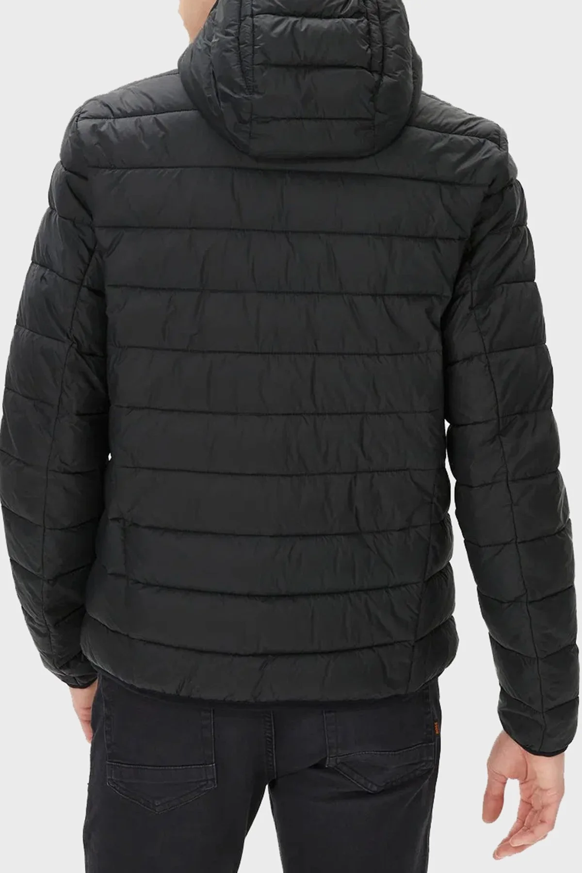 Boss Su Geçirmez Regular Fit Kapüşonlu Erkek Mont 50472472 002 SİYAH - 3