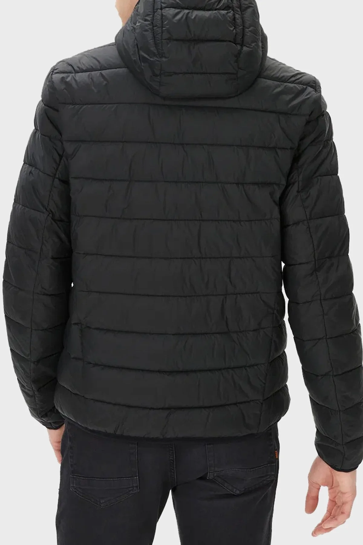 Boss Su Geçirmez Regular Fit Kapüşonlu Erkek Mont 50472472 002 SİYAH - 6