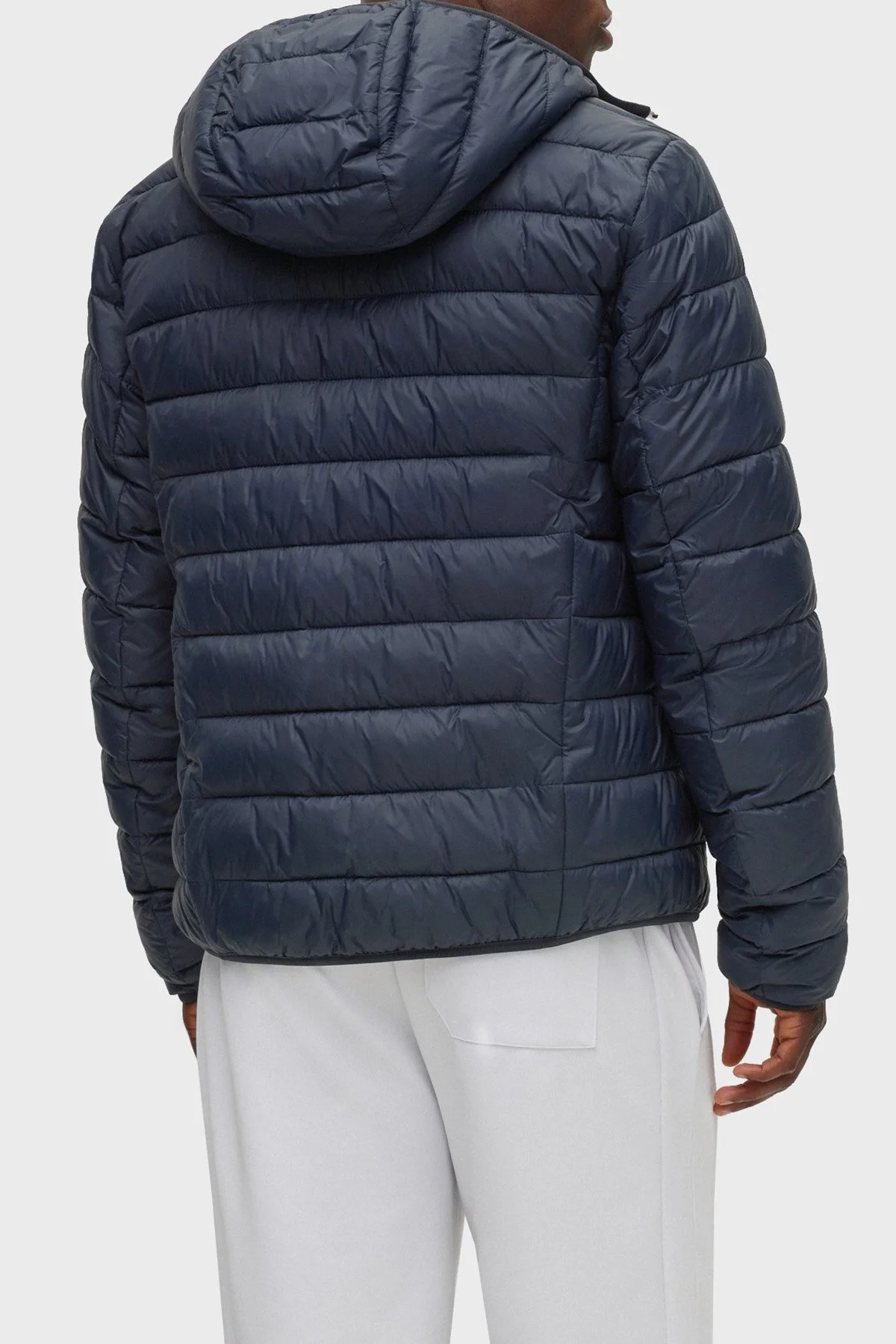 Boss Su Geçirmez Regular Fit Kapüşonlu Erkek Mont 50472472 402 LACİVERT - 3