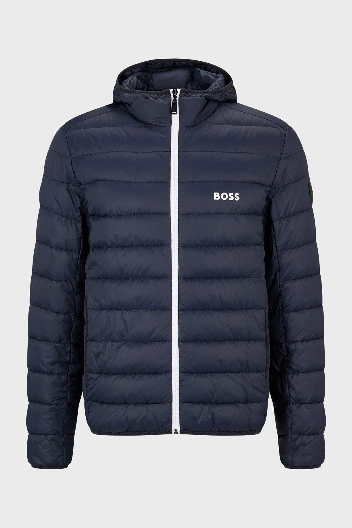 Boss Su Geçirmez Regular Fit Kapüşonlu Erkek Mont 50472472 402 LACİVERT - 6