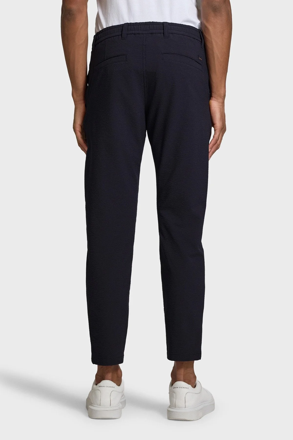 Boss Su İtici Dokuma Tapered Fit Normal Bel Daralan Paça Erkek Pantolon 50537188 404 LACİVERT - 8