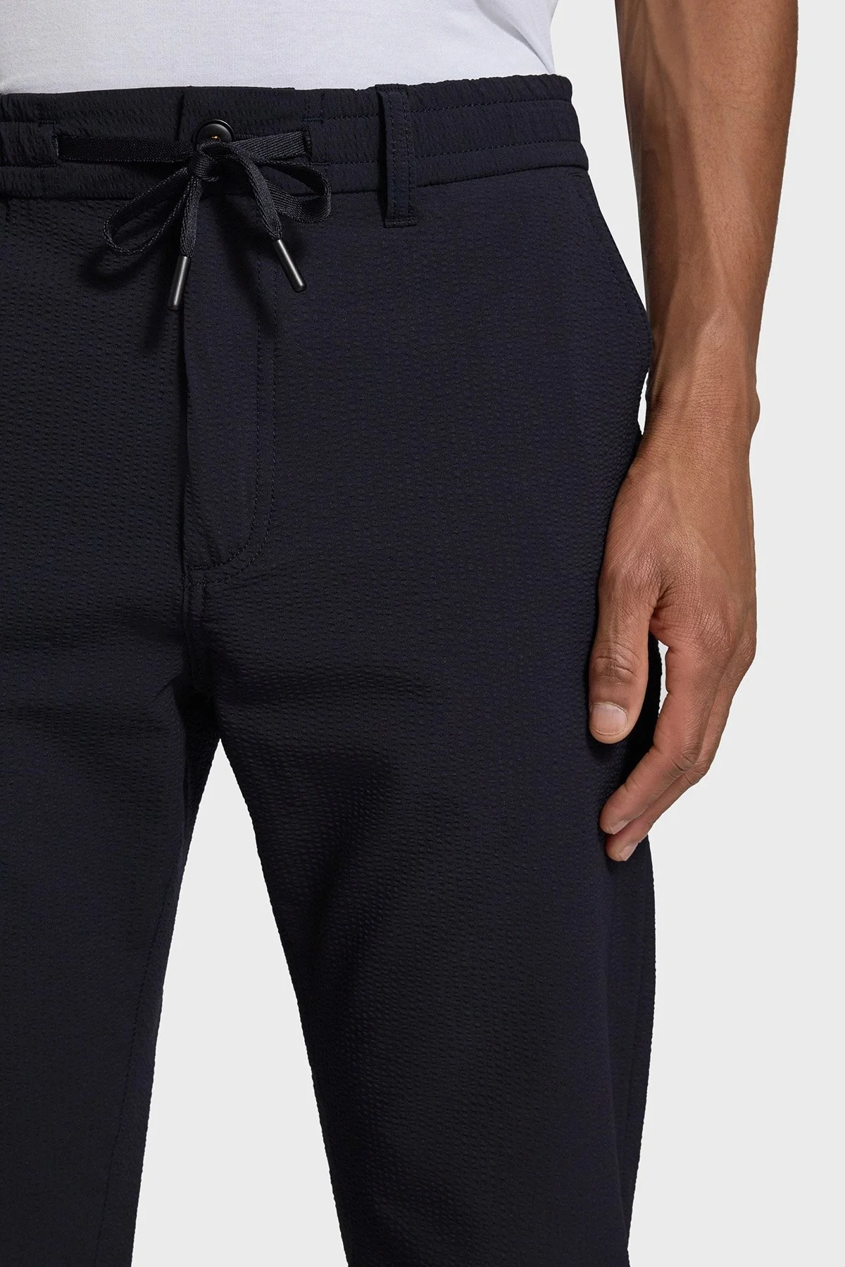 Boss Su İtici Dokuma Tapered Fit Normal Bel Daralan Paça Erkek Pantolon 50537188 404 LACİVERT - 9