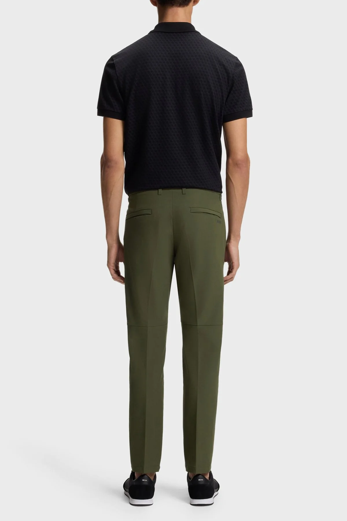 Boss Su İtici Esnek Kumaş Slim Fit Dar Paça Erkek Pantolon 50534303 347 Haki - 3