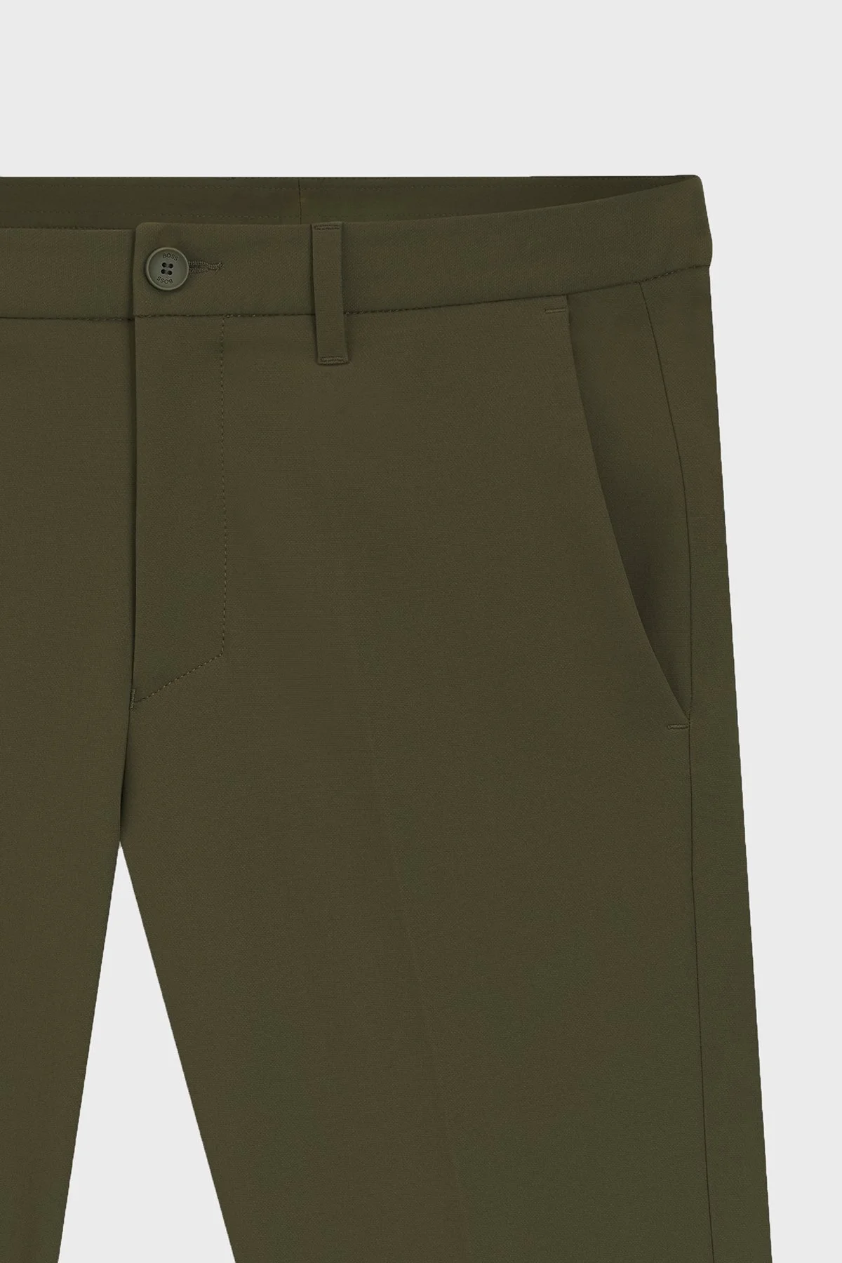 Boss Su İtici Esnek Kumaş Slim Fit Dar Paça Erkek Pantolon 50534303 347 Haki - 6