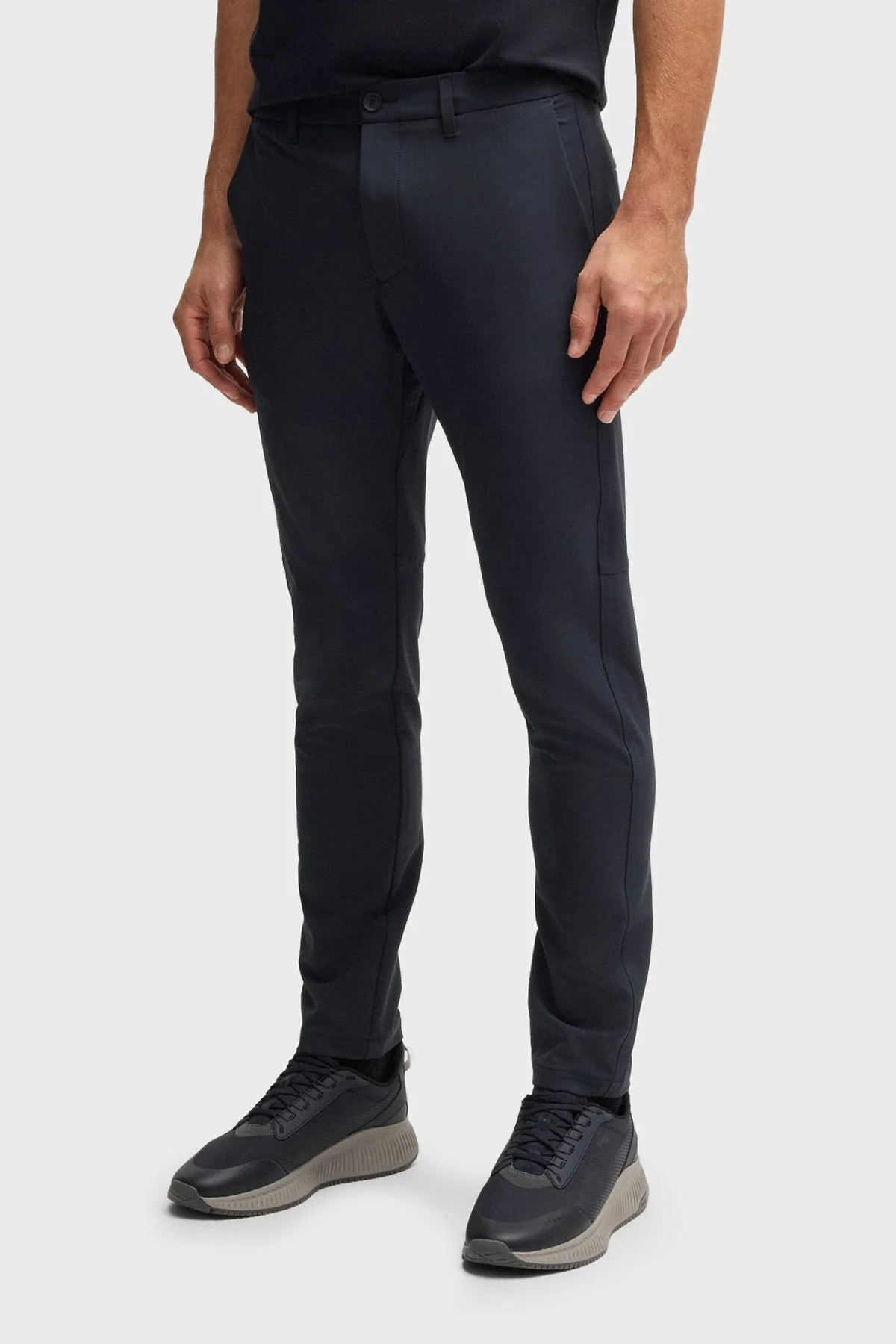 Boss Su İtici Esnek Kumaş Slim Fit Dar Paça Erkek Pantolon 50534303 402 LACİVERT - 1