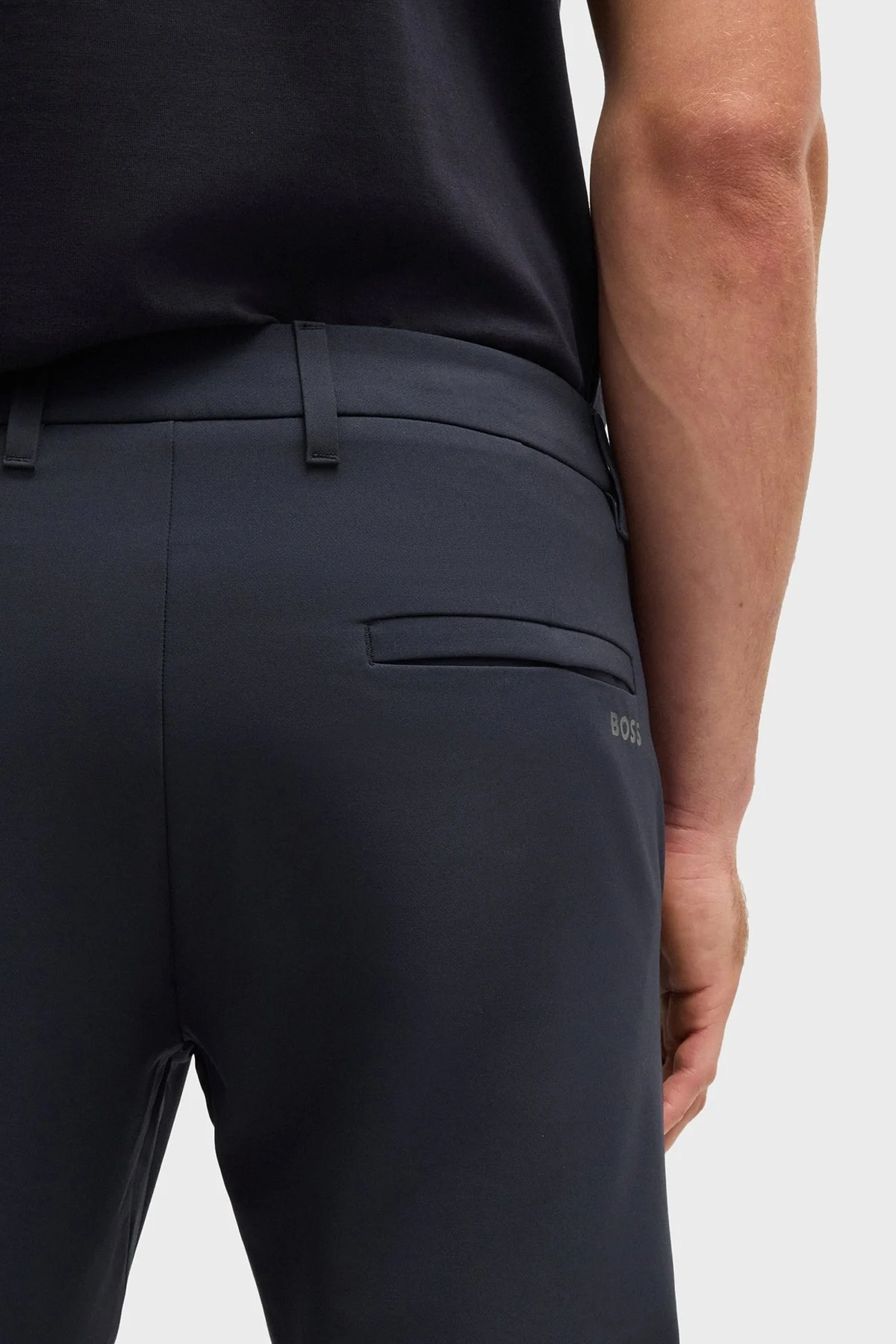 Boss Su İtici Esnek Kumaş Slim Fit Dar Paça Erkek Pantolon 50534303 402 LACİVERT - 3