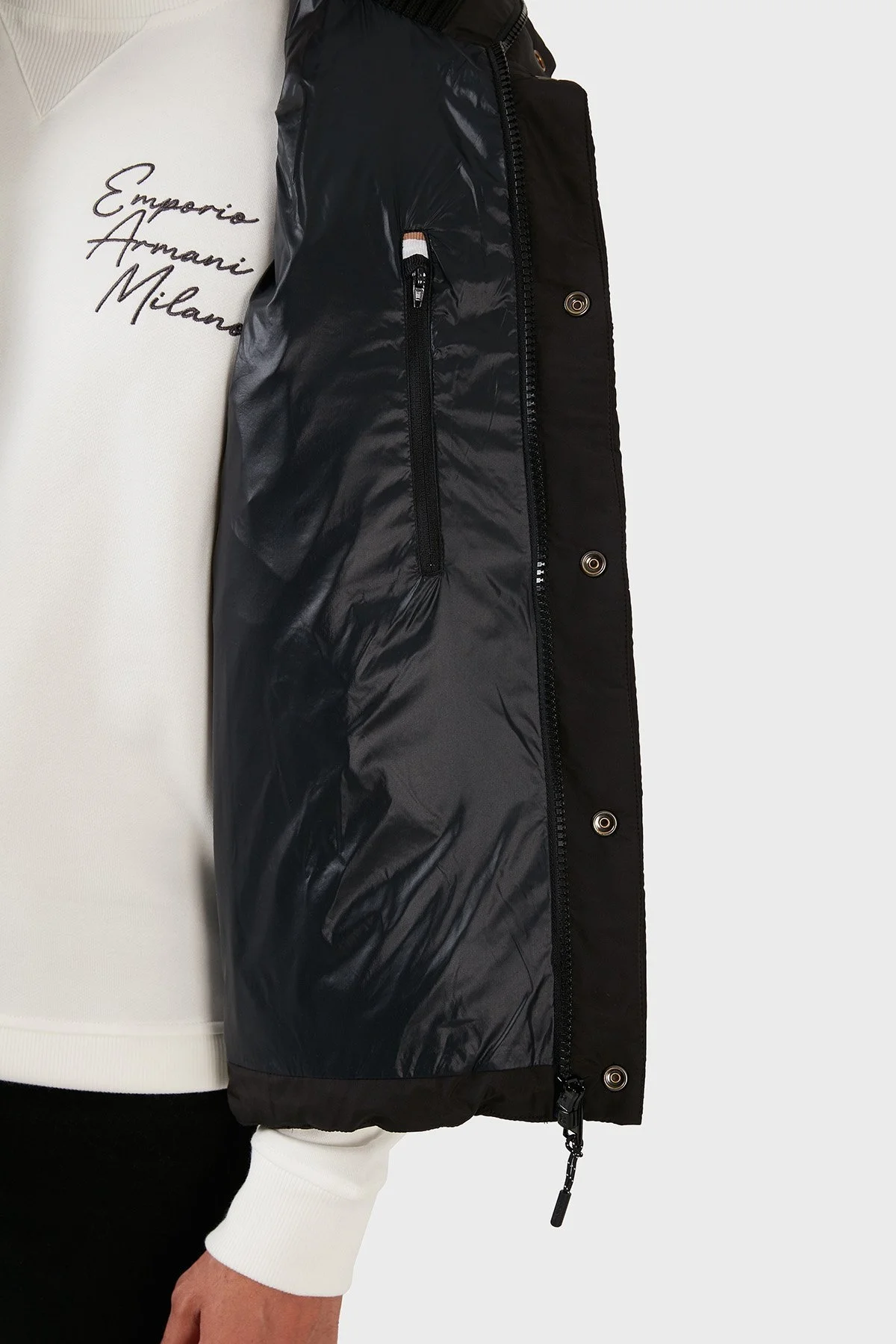 Boss Su İtici Regular Fit Dik Yaka Şişme Erkek Yelek 50476080 001 SİYAH - 5