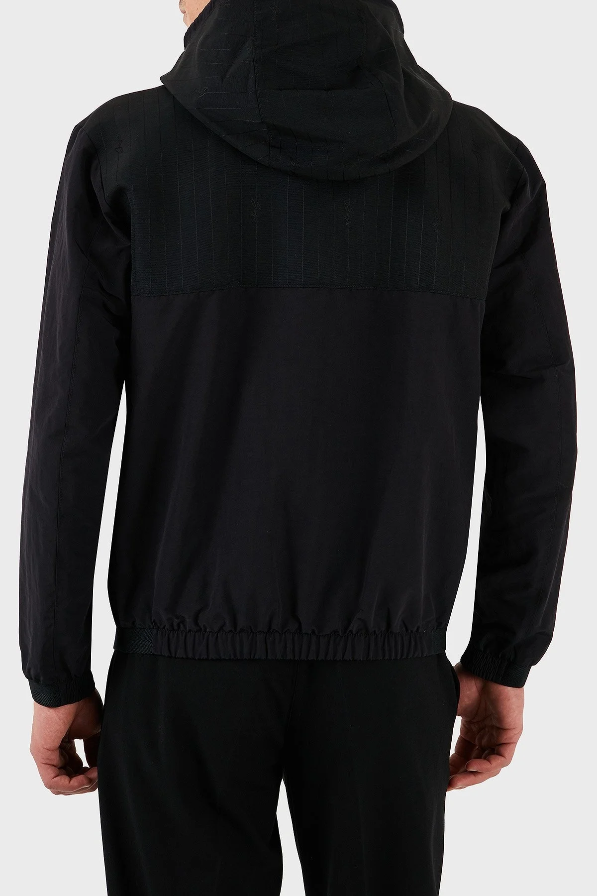 Boss Su itici Regular Fit Kapüşonlu Erkek Ceket 50532433 001 SİYAH - 3