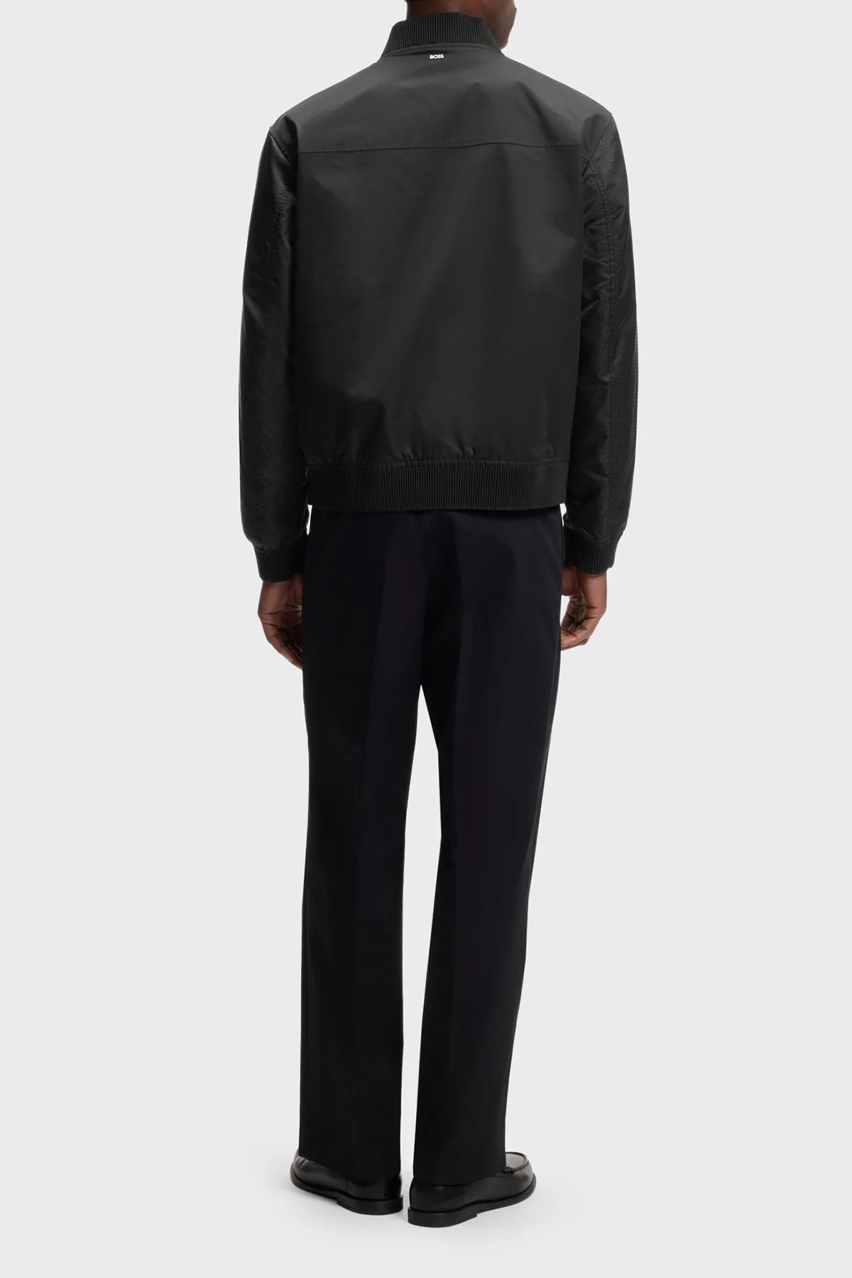 Boss Su İtici Relaxed Fit Düğmeli Erkek Mont 50564412 001 Siyah - 3