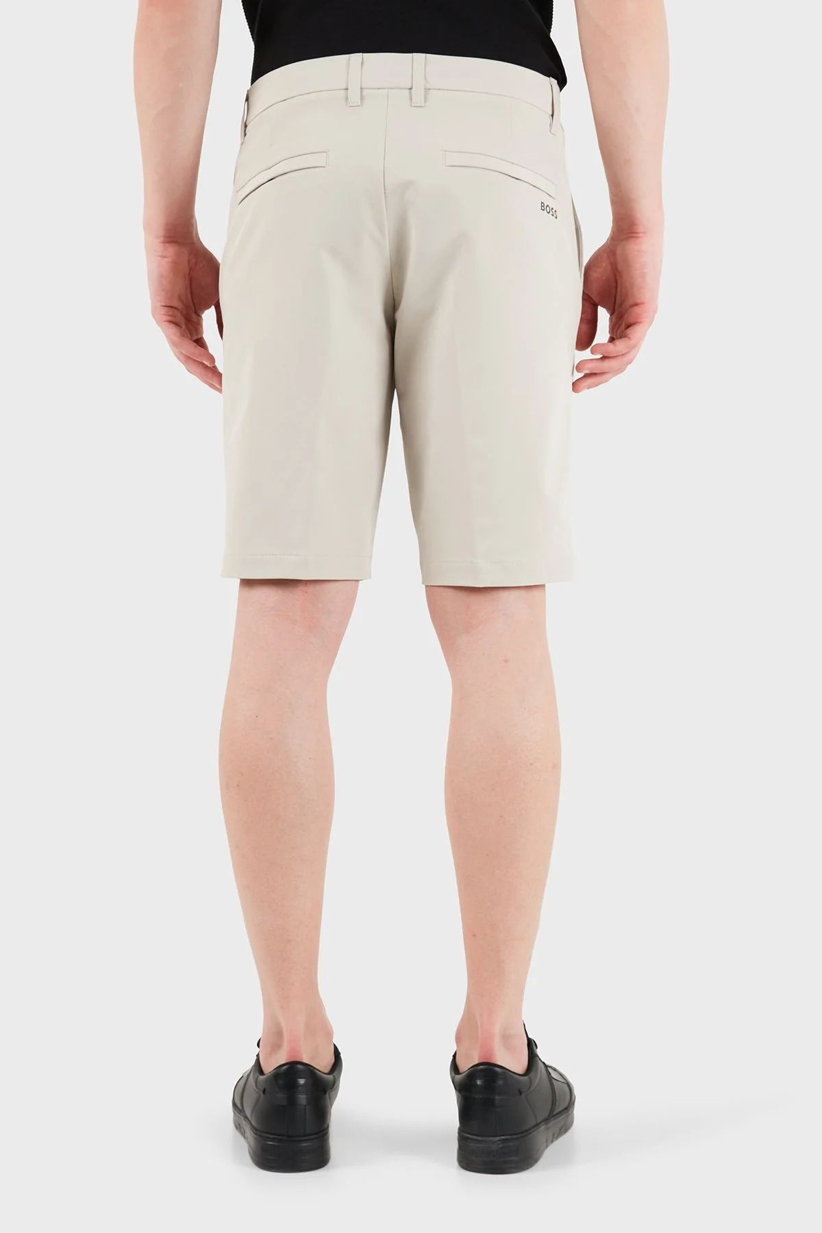 Boss Su İtici Slim Fit Normal Bel Bermuda Erkek Şort 50540337 271 BEJ - 3