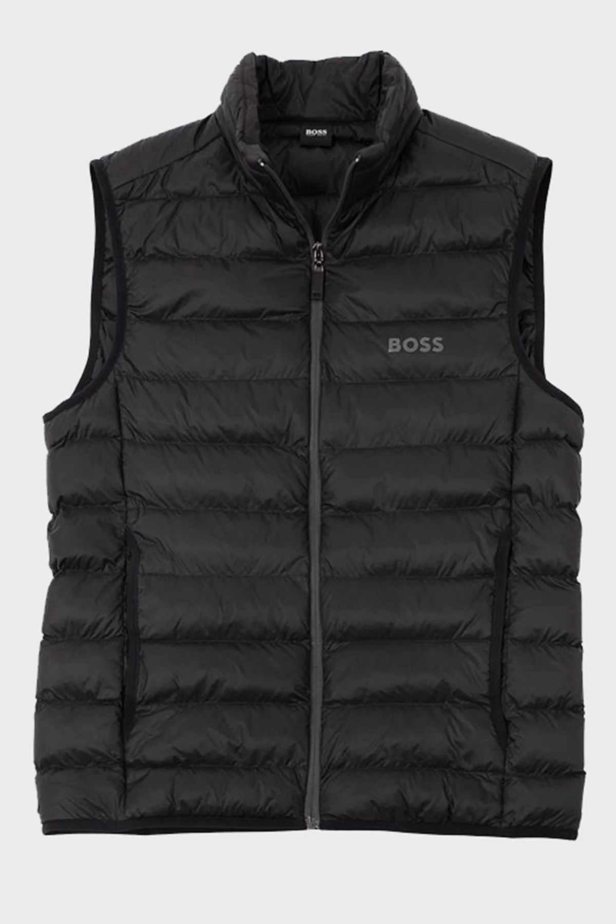 Boss Su Tutmaz Regular Fit Dik Yaka Erkek Yelek 50472473 001 SİYAH - 1