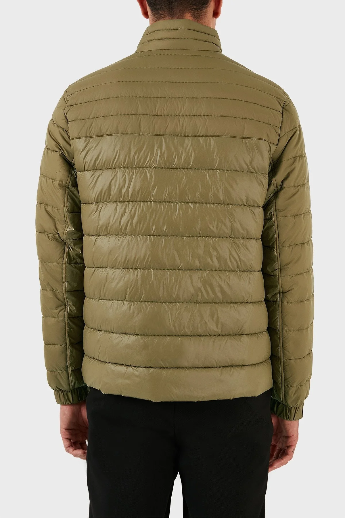 Boss Su Tutmaz Regular Fit Dik Yaka Hafif Şişme Erkek Mont 50496766 280 AÇIK BEJ - 2