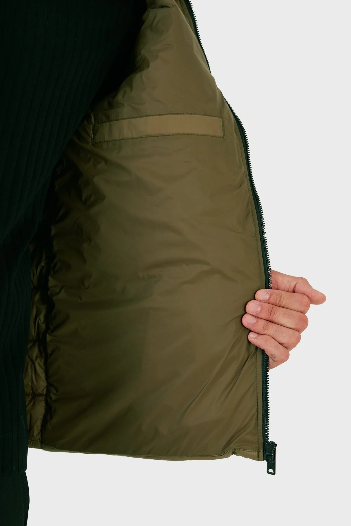 Boss Su Tutmaz Regular Fit Dik Yaka Hafif Şişme Erkek Mont 50496766 280 AÇIK BEJ - 5