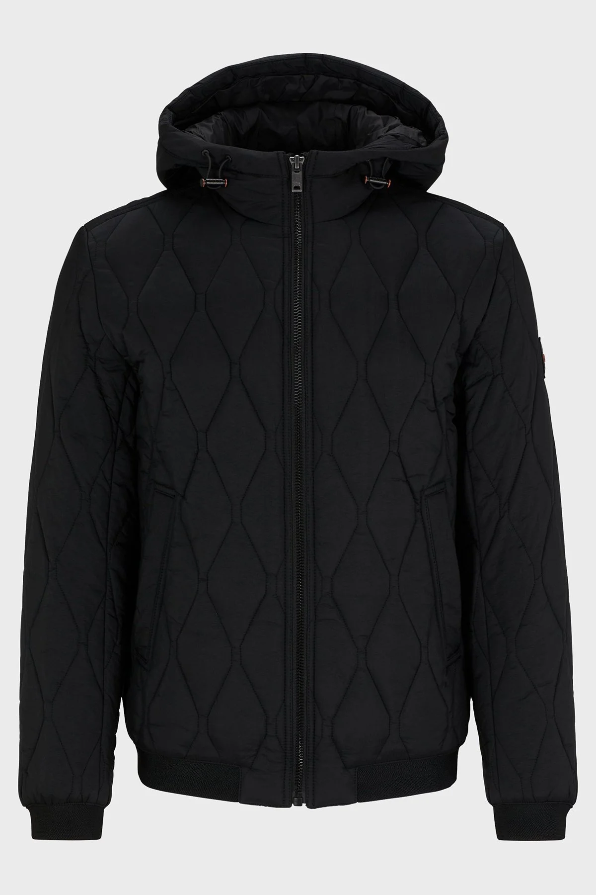 Boss Su Tutmaz Regular Fit Kapüşonlu Hafif Kapitone Erkek Mont 50492962 001 SİYAH - 6