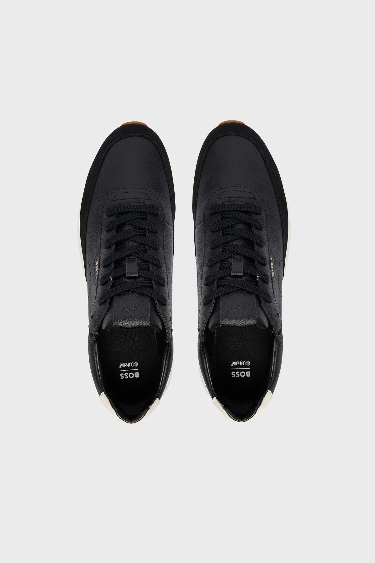 Boss Süet Detaylı Sneaker Erkek Ayakkabı 50552859 021 SİYAH - 3