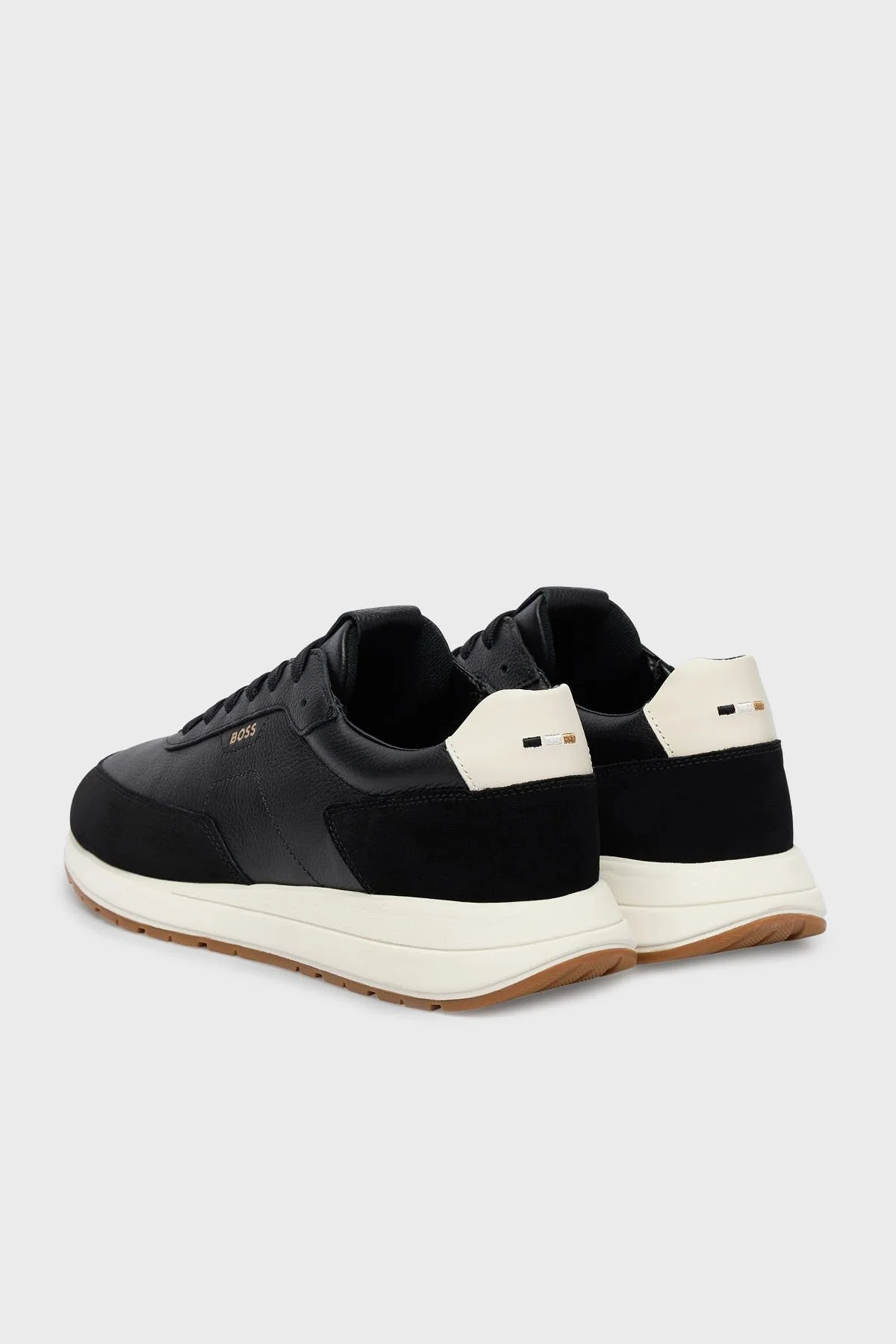 Boss Süet Detaylı Sneaker Erkek Ayakkabı 50552859 021 SİYAH - 4