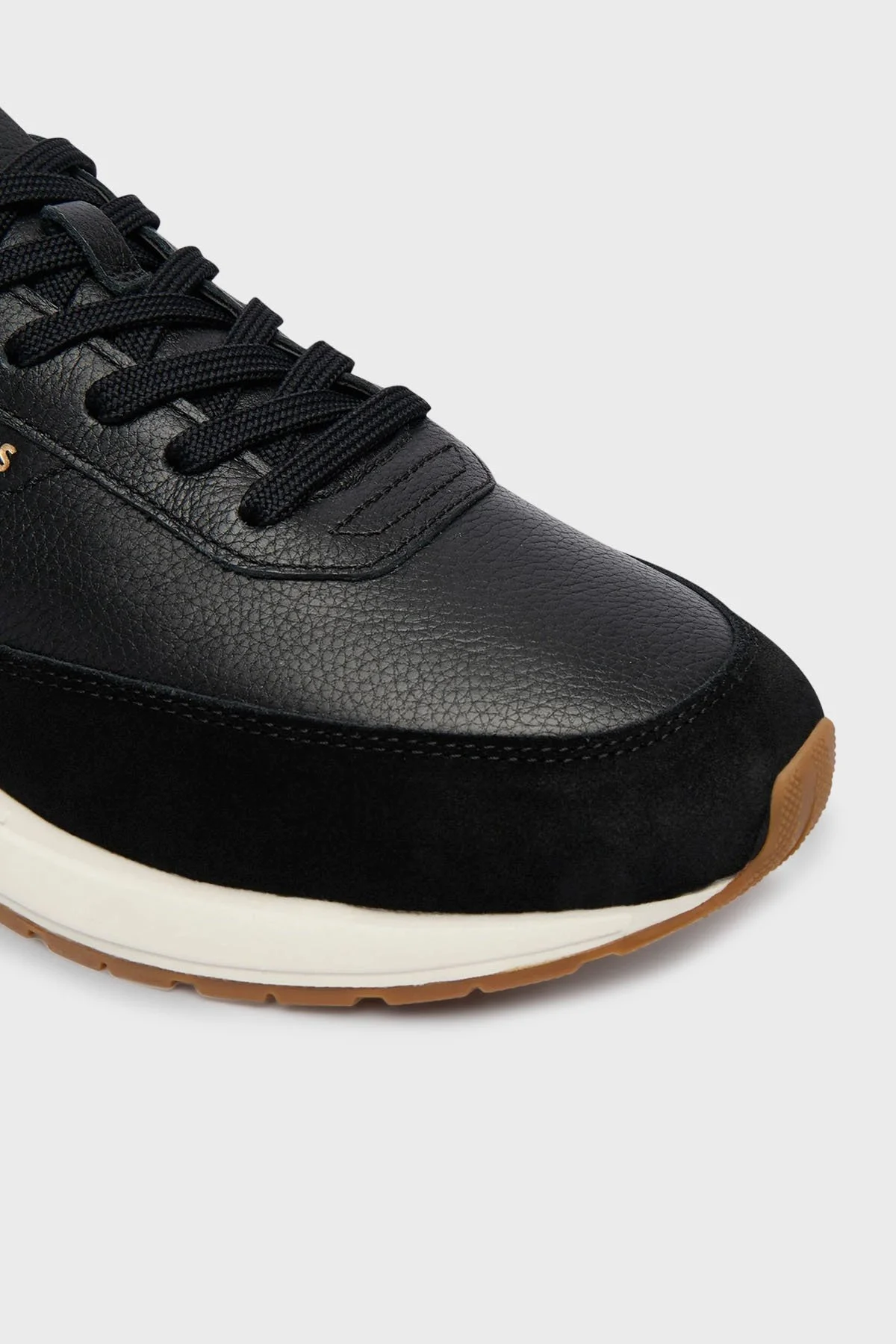 Boss Süet Detaylı Sneaker Erkek Ayakkabı 50552859 021 SİYAH - 6